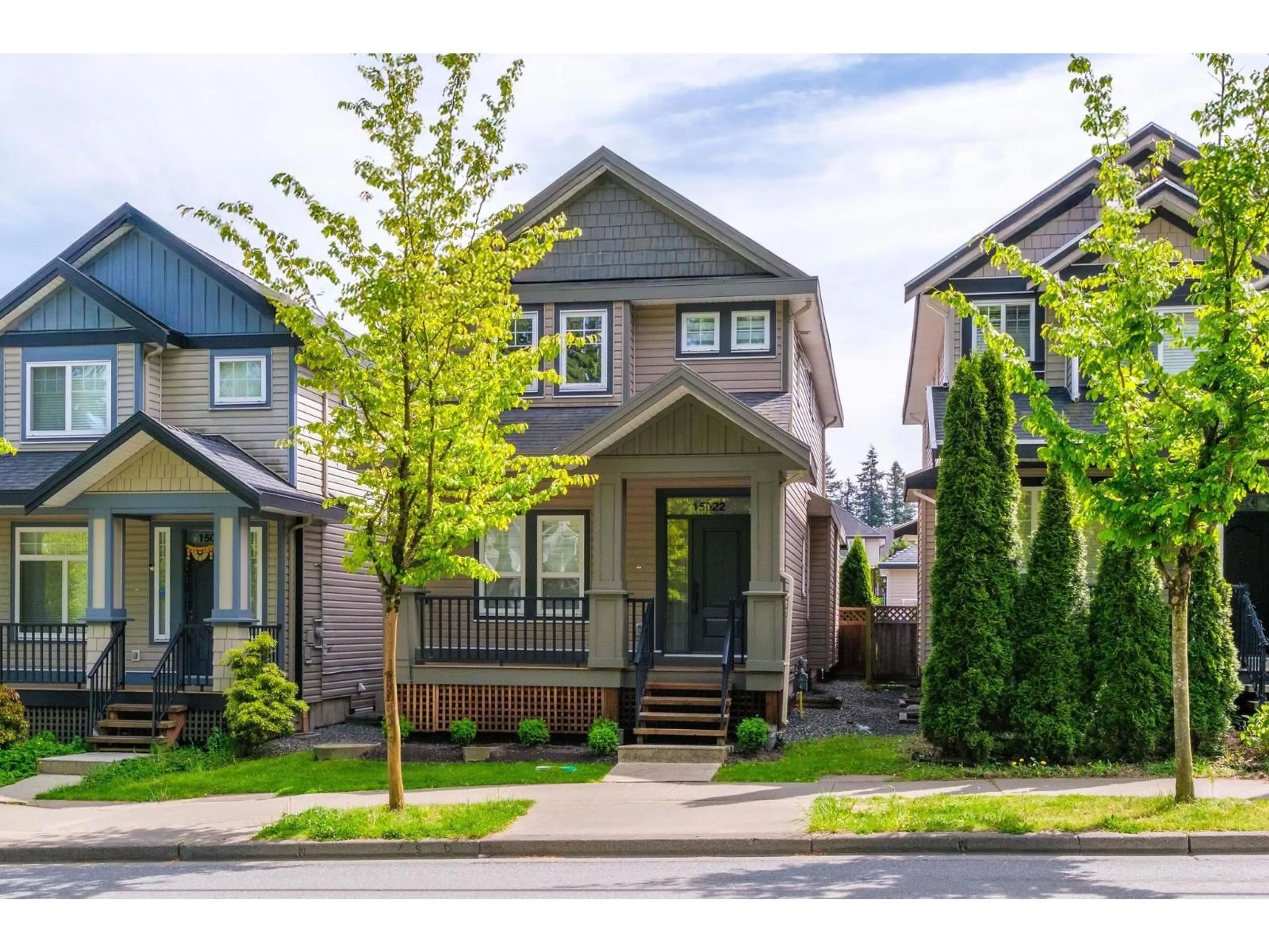 Home with vinyl exterior material, street for 15022 60, Surrey British Columbia V3S5X6