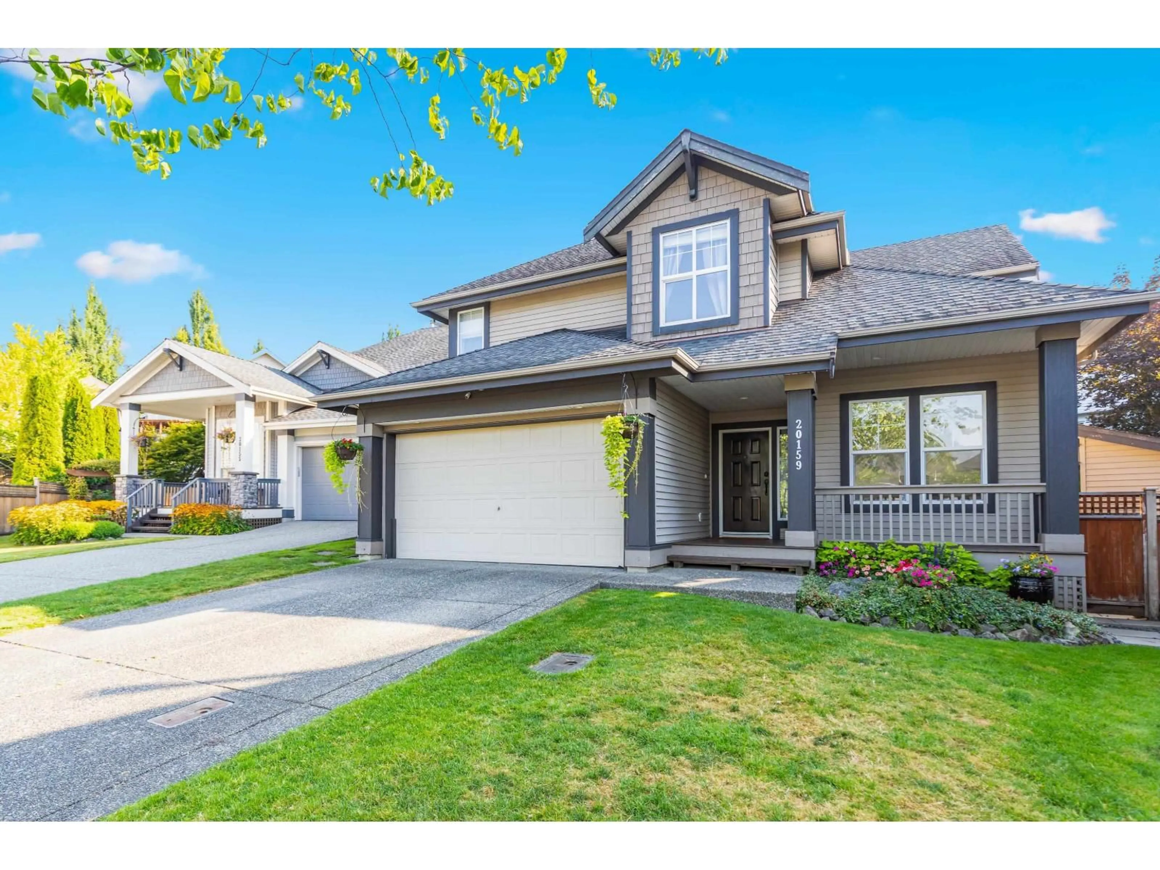 Home with vinyl exterior material, street for 20159 69A, Langley British Columbia V2Y2Y2