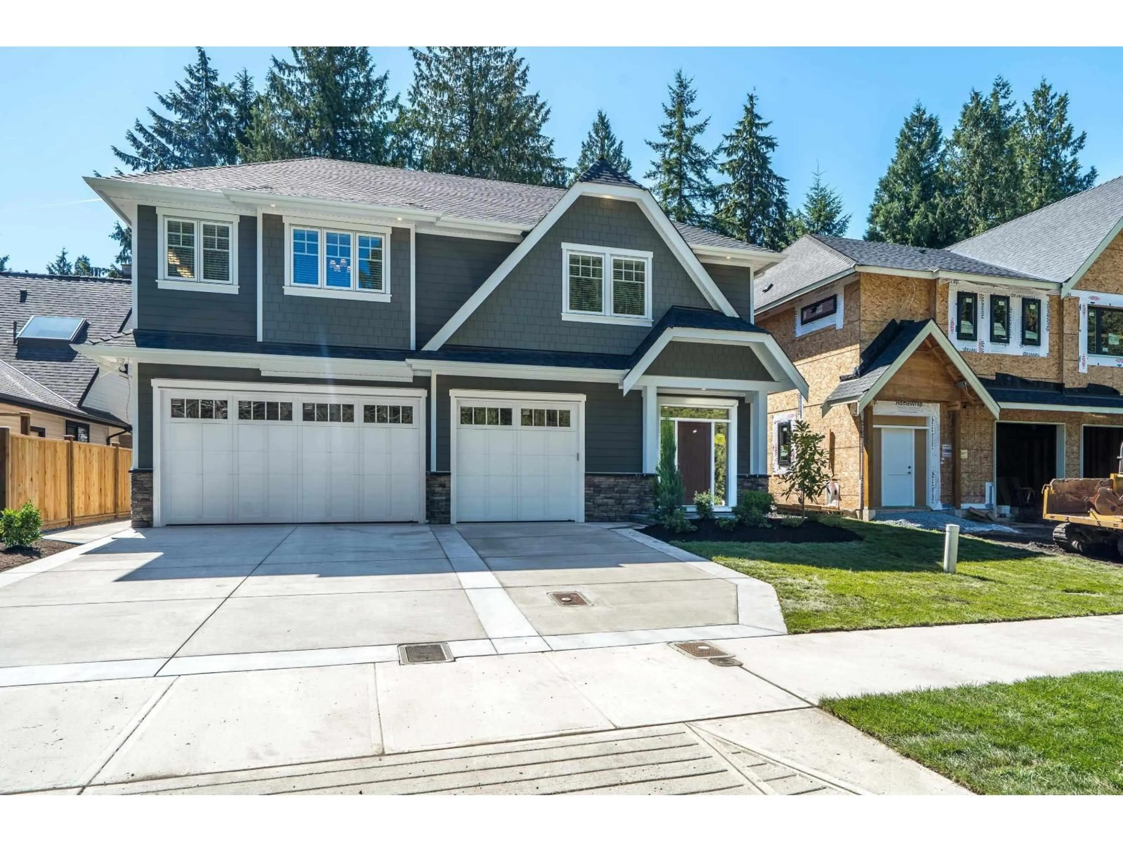 Home with vinyl exterior material, street for 20488 46A, Langley British Columbia V3A3J8