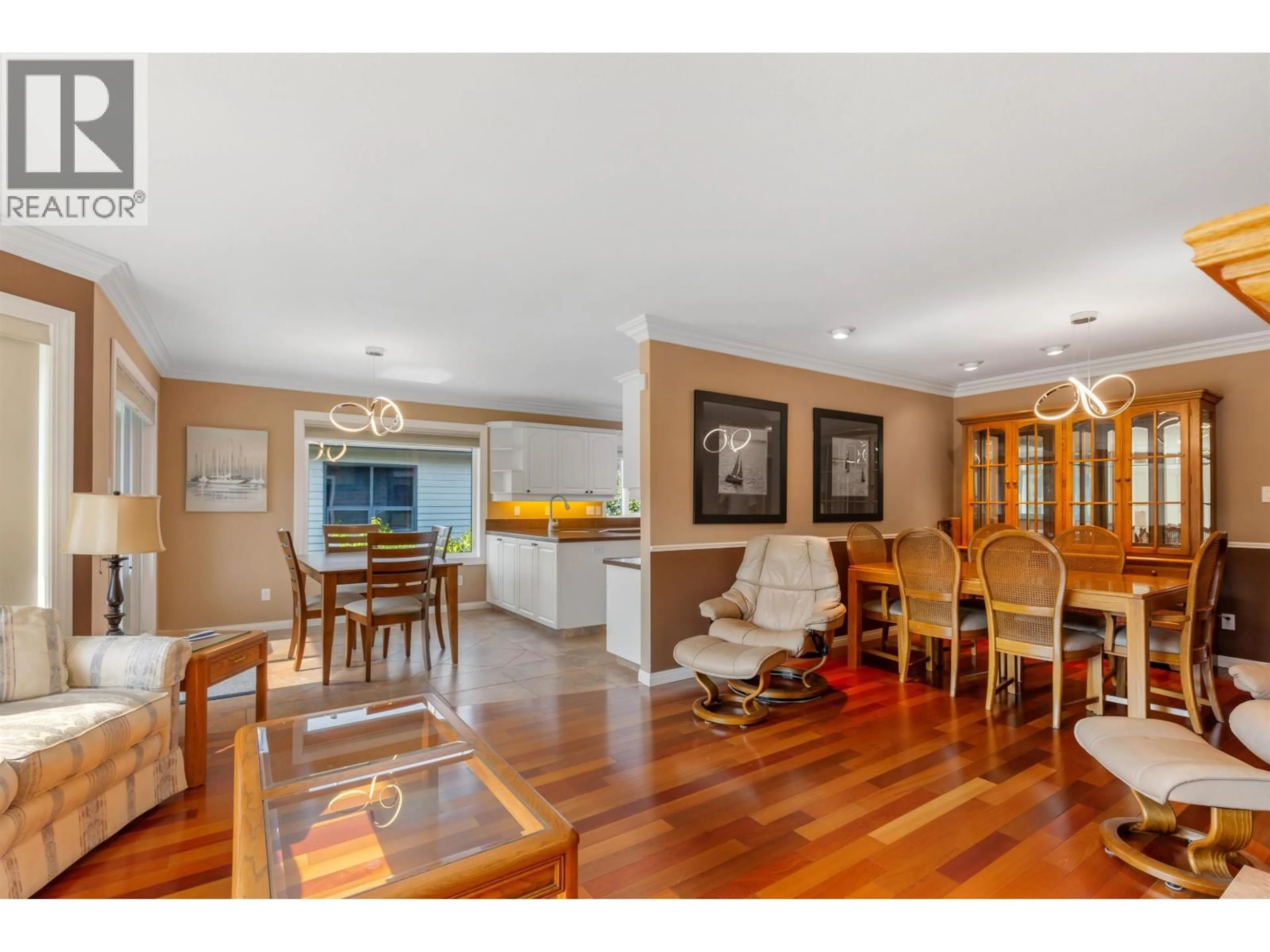 Open concept kitchen, wood/laminate floor for 134 - 3500 POZER ROAD, Prince George British Columbia V2K4X6