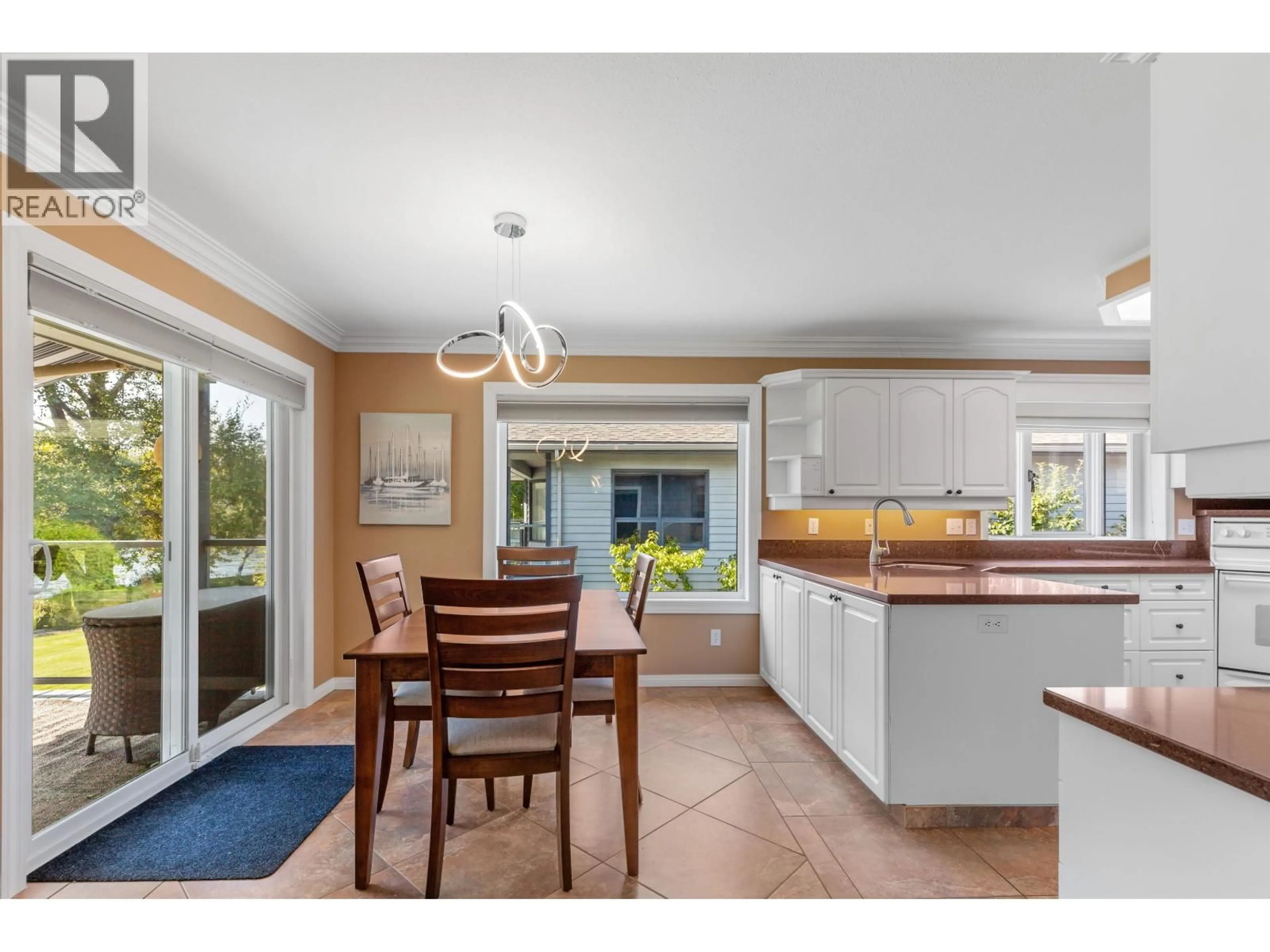 Open concept kitchen, ceramic/tile floor for 134 - 3500 POZER ROAD, Prince George British Columbia V2K4X6