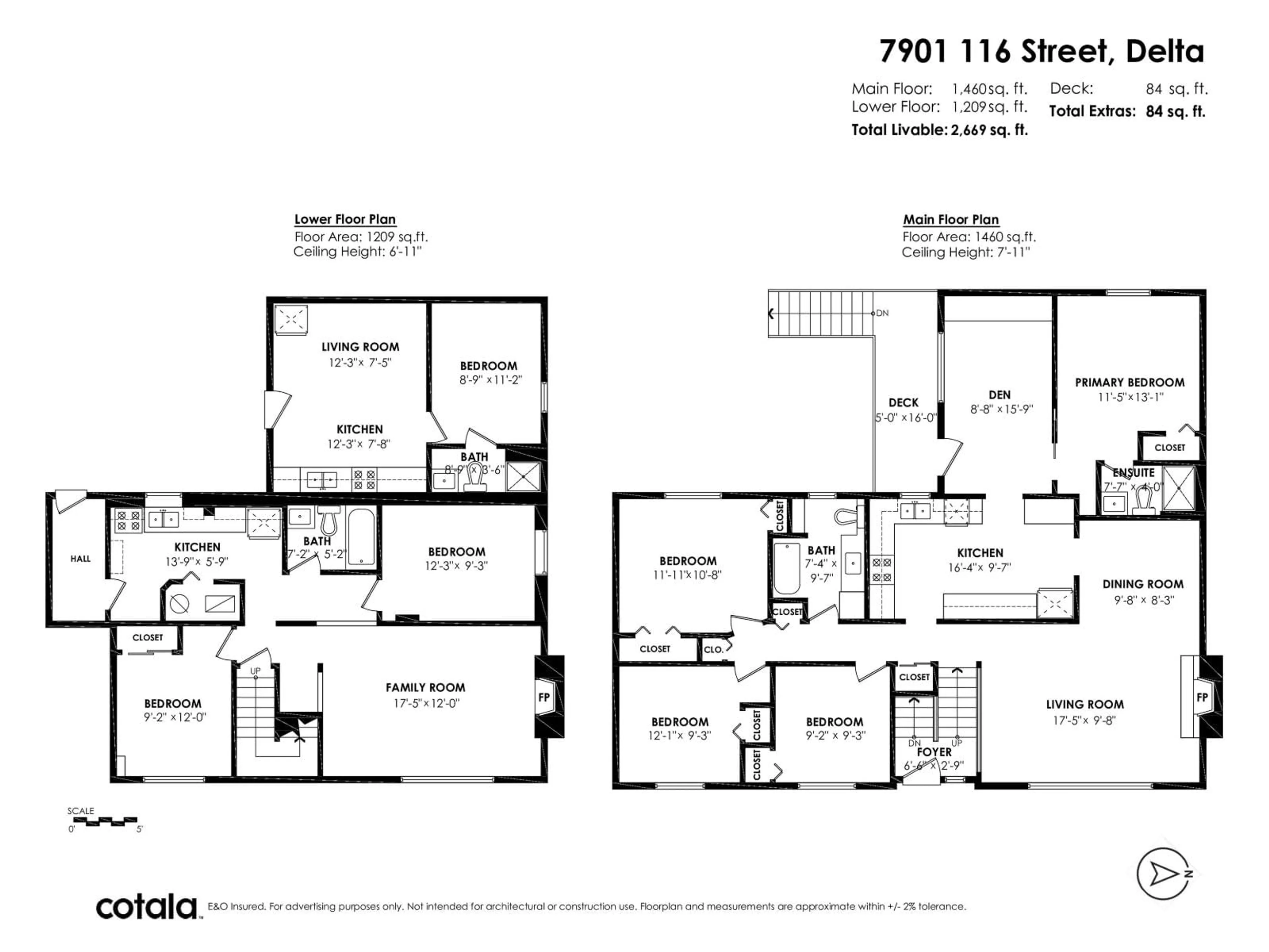 Floor plan for 7901 116, Delta British Columbia V4C5T7