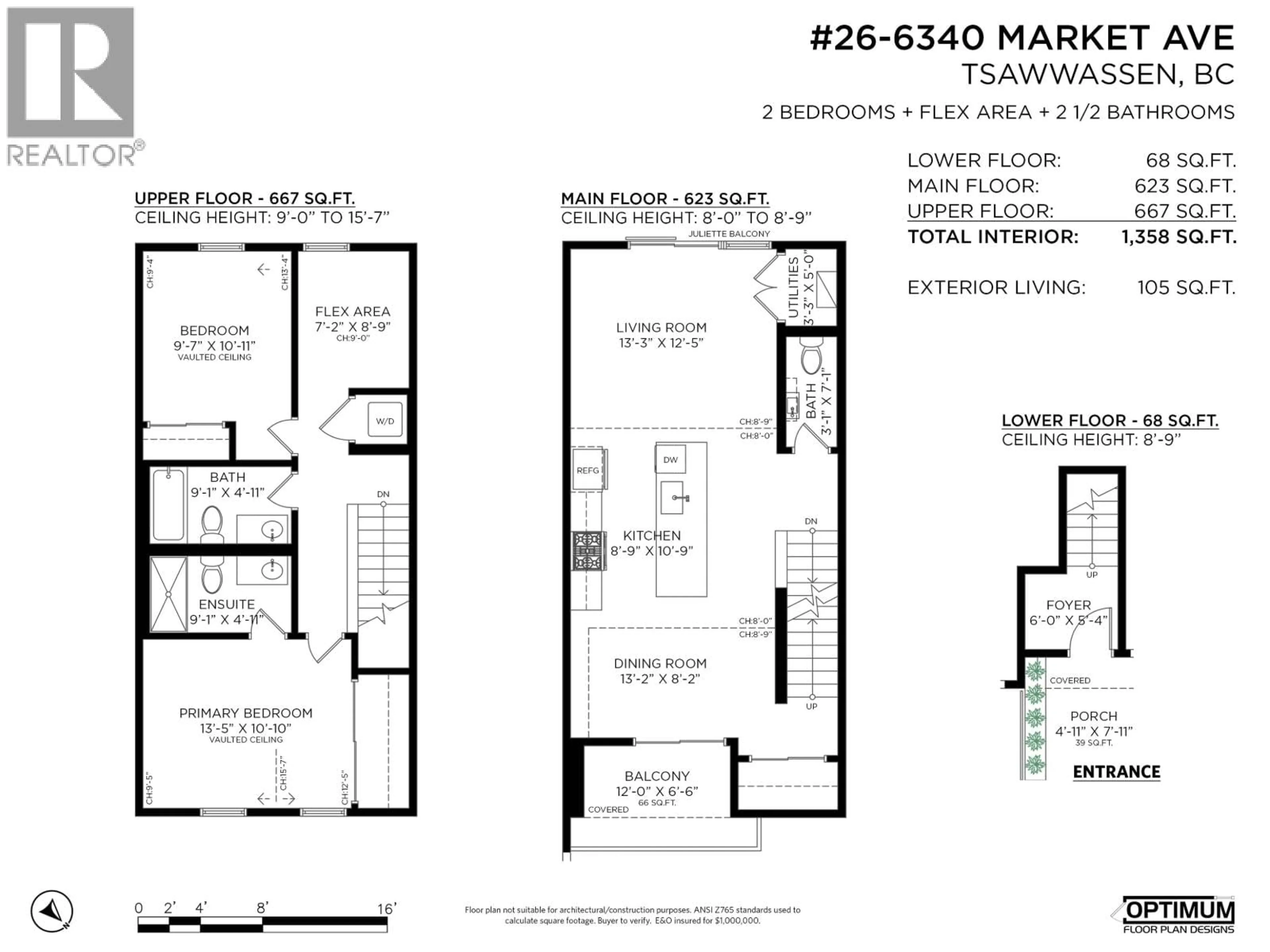 Floor plan for 26 - 6340 MARKET AVENUE, Tsawwassen British Columbia V4L0B1