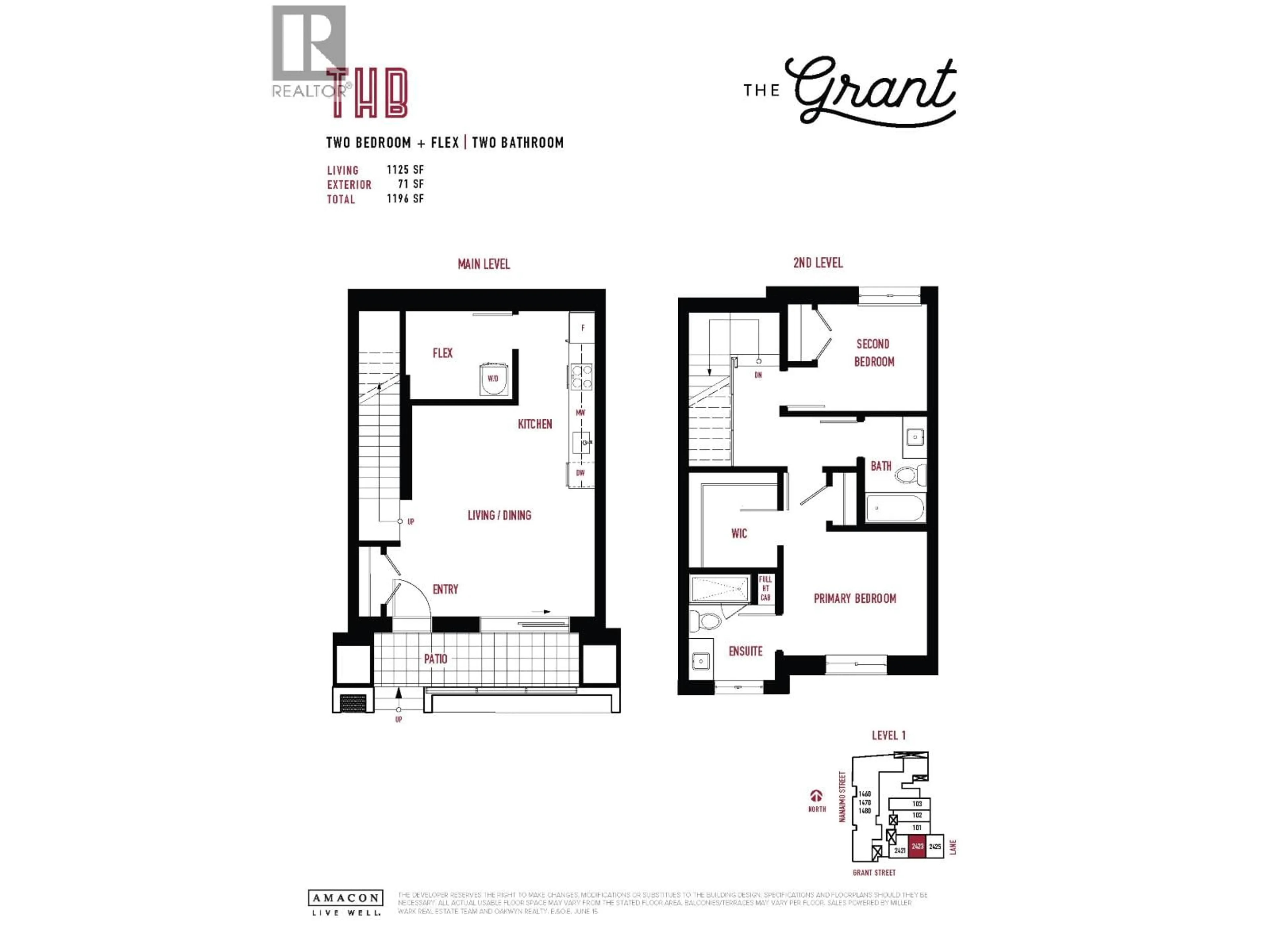 Floor plan for 2423 GRANT STREET, Vancouver British Columbia V5K3G5