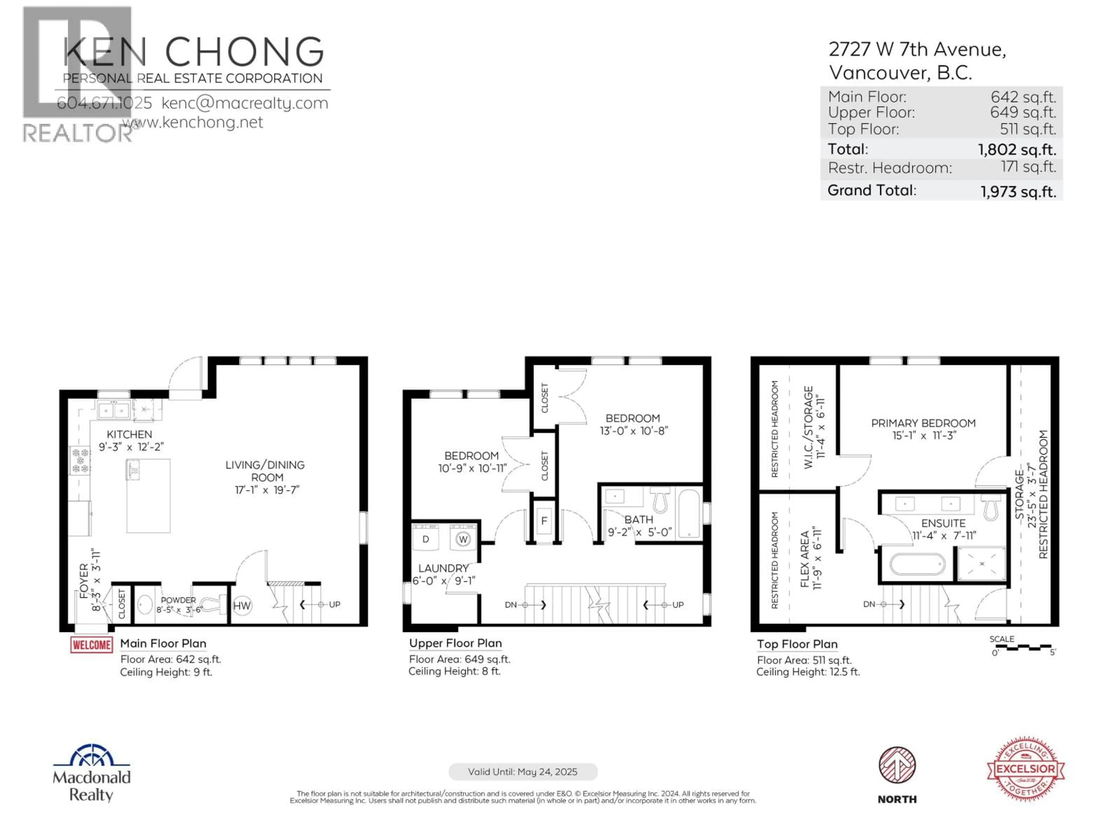 Floor plan for 2727 7TH AVENUE, Vancouver British Columbia V6K1Z3