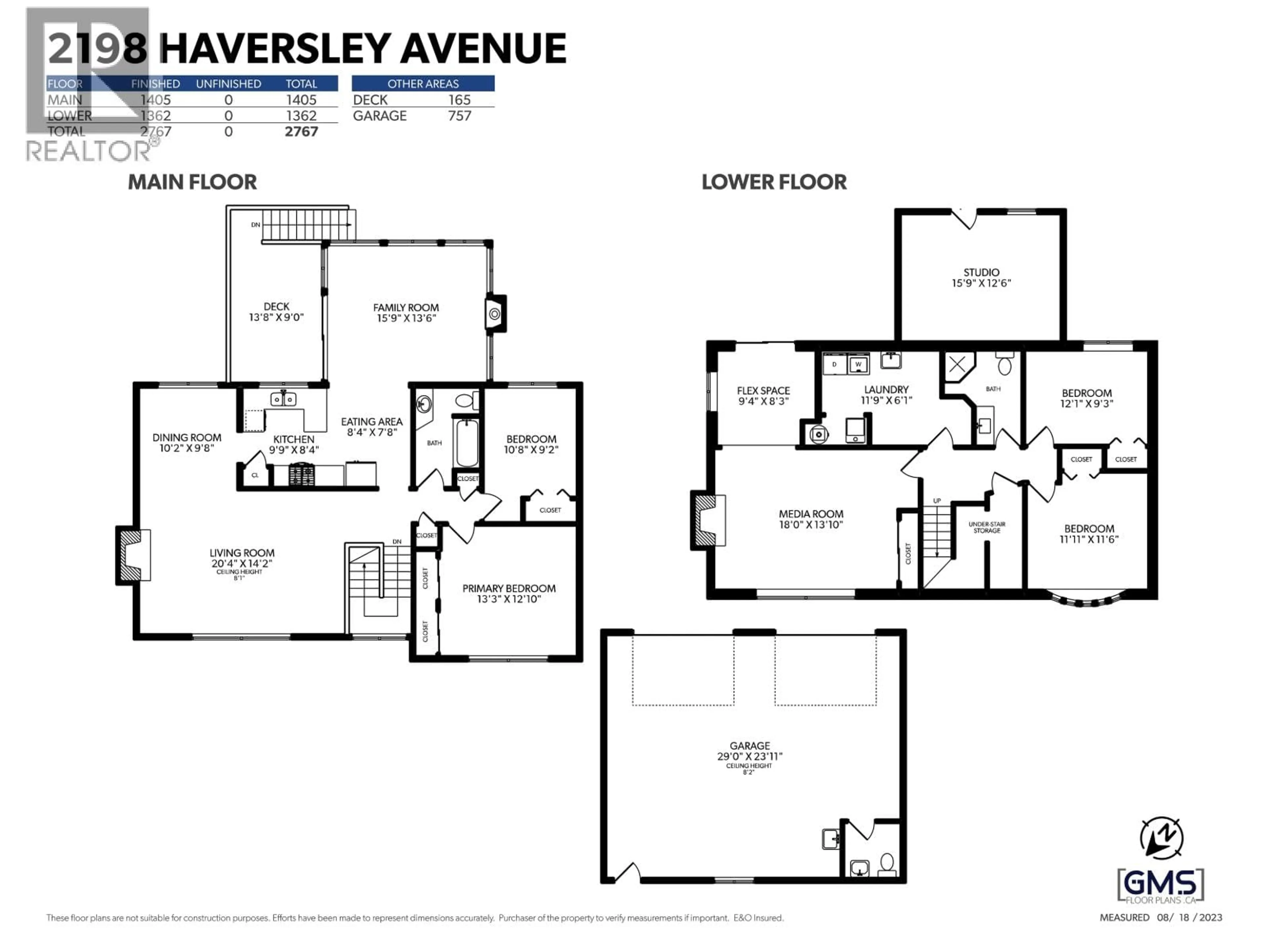 Floor plan for 2198 HAVERSLEY AVENUE, Coquitlam British Columbia V3J1W4