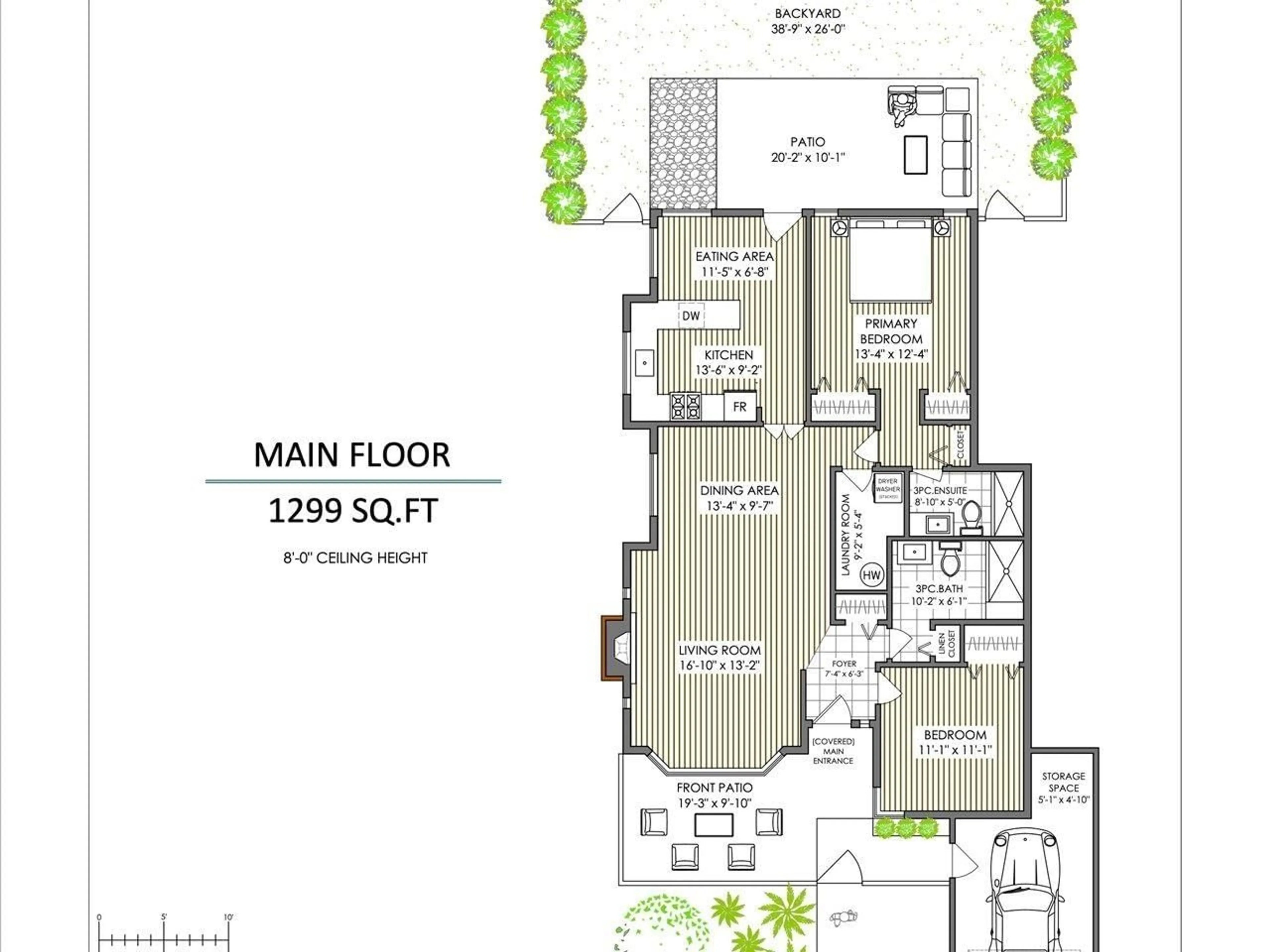 Floor plan for 117 - 14271 18A, Surrey British Columbia V4A7N8