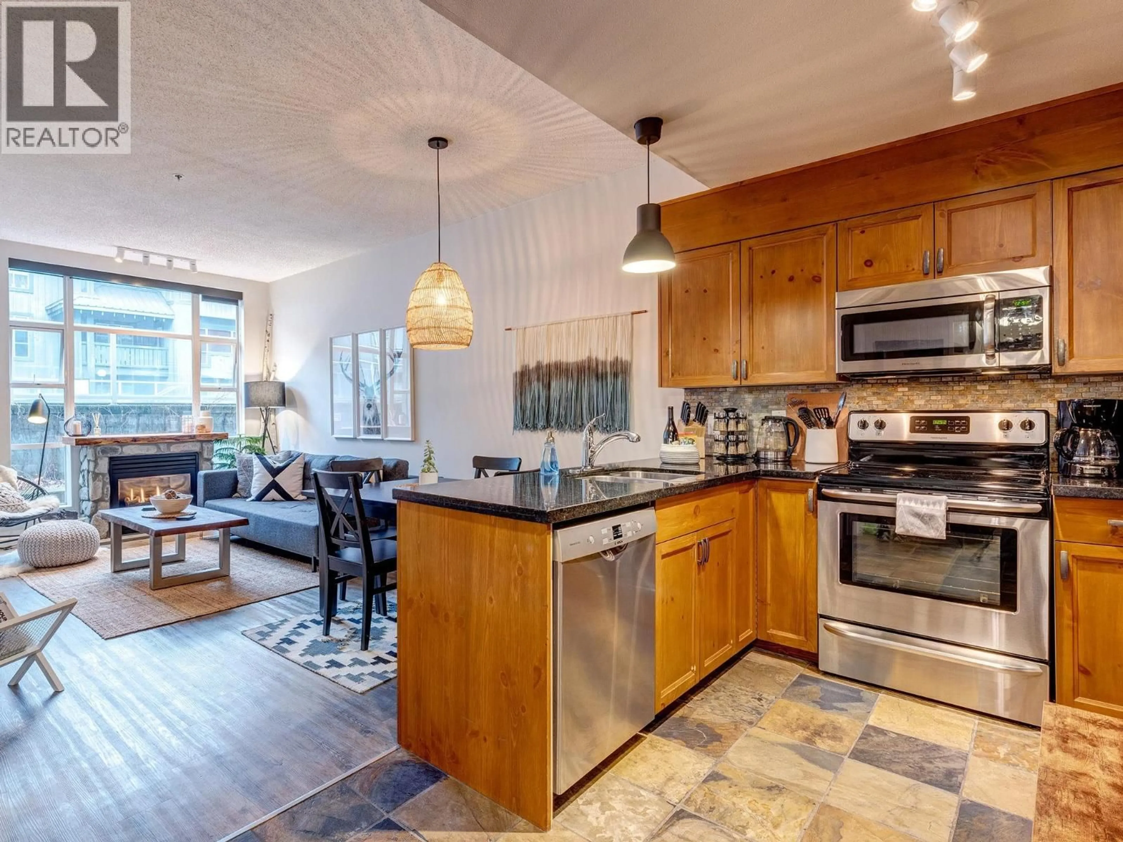 Open concept kitchen, unknown for 104 - 4573 CHATEAU BOULEVARD, Whistler British Columbia V8E0Z5