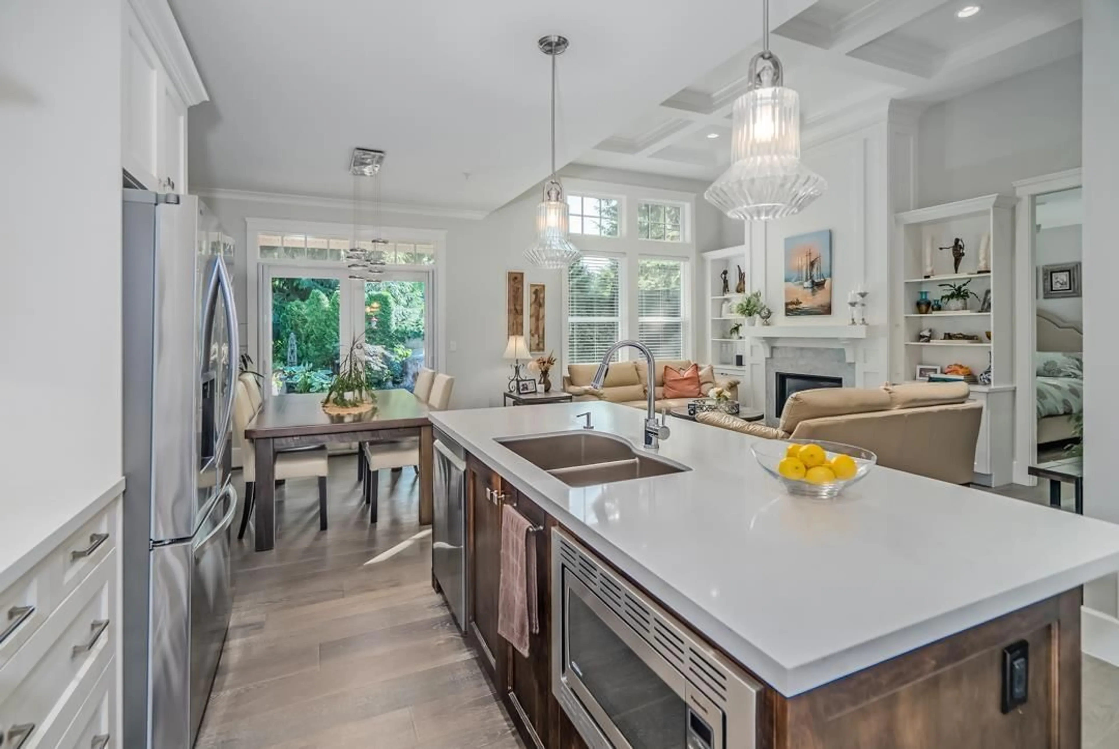 Open concept kitchen, ceramic/tile floor for 51 - 9235 MCBRIDE, Langley British Columbia V1M2R5