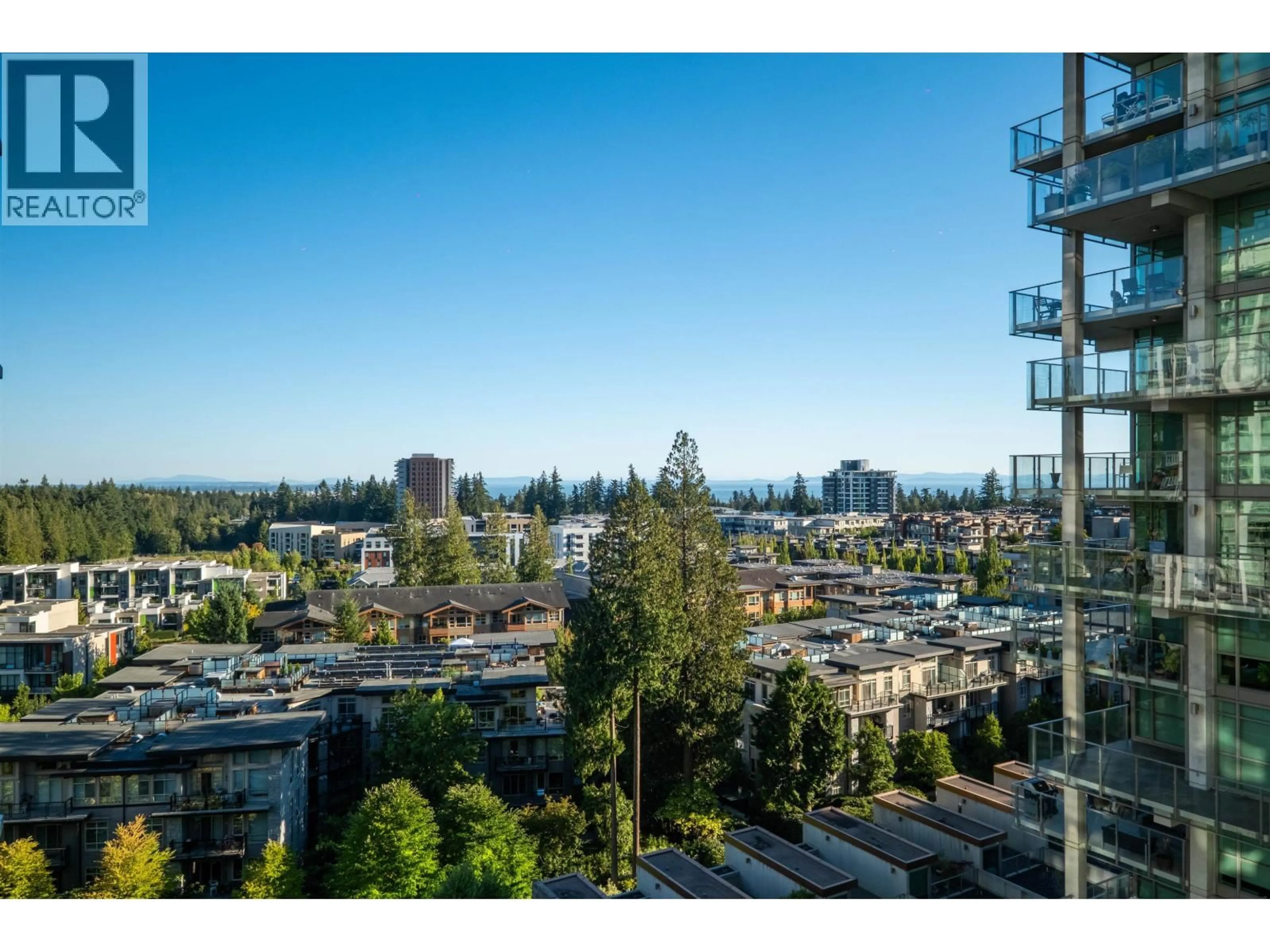 A pic from outside/outdoor area/front of a property/back of a property/a pic from drone, city buildings view from balcony for 1206 - 5728 BERTON AVENUE, Vancouver British Columbia V6S0E5