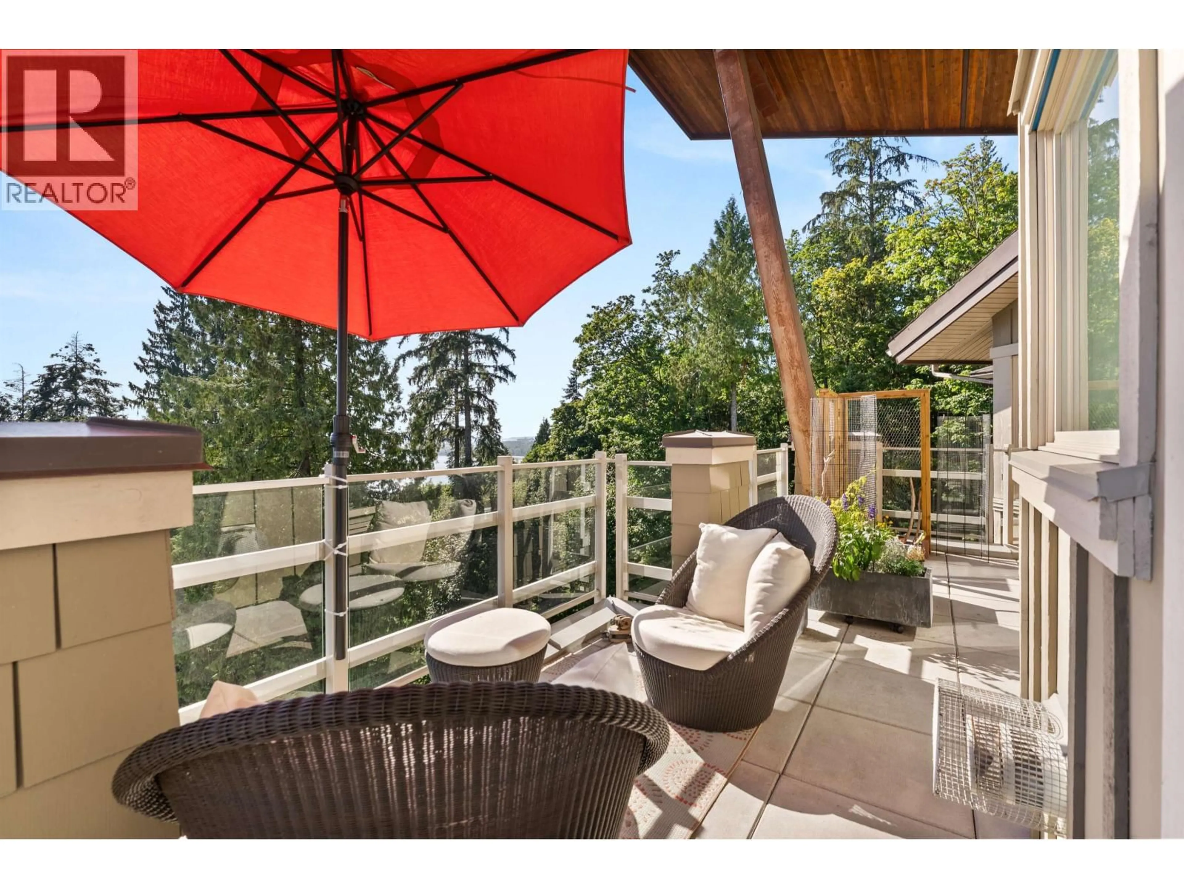 Patio, water/lake/river/ocean view for 501 - 560 RAVEN WOODS DRIVE, North Vancouver British Columbia V7G2T3