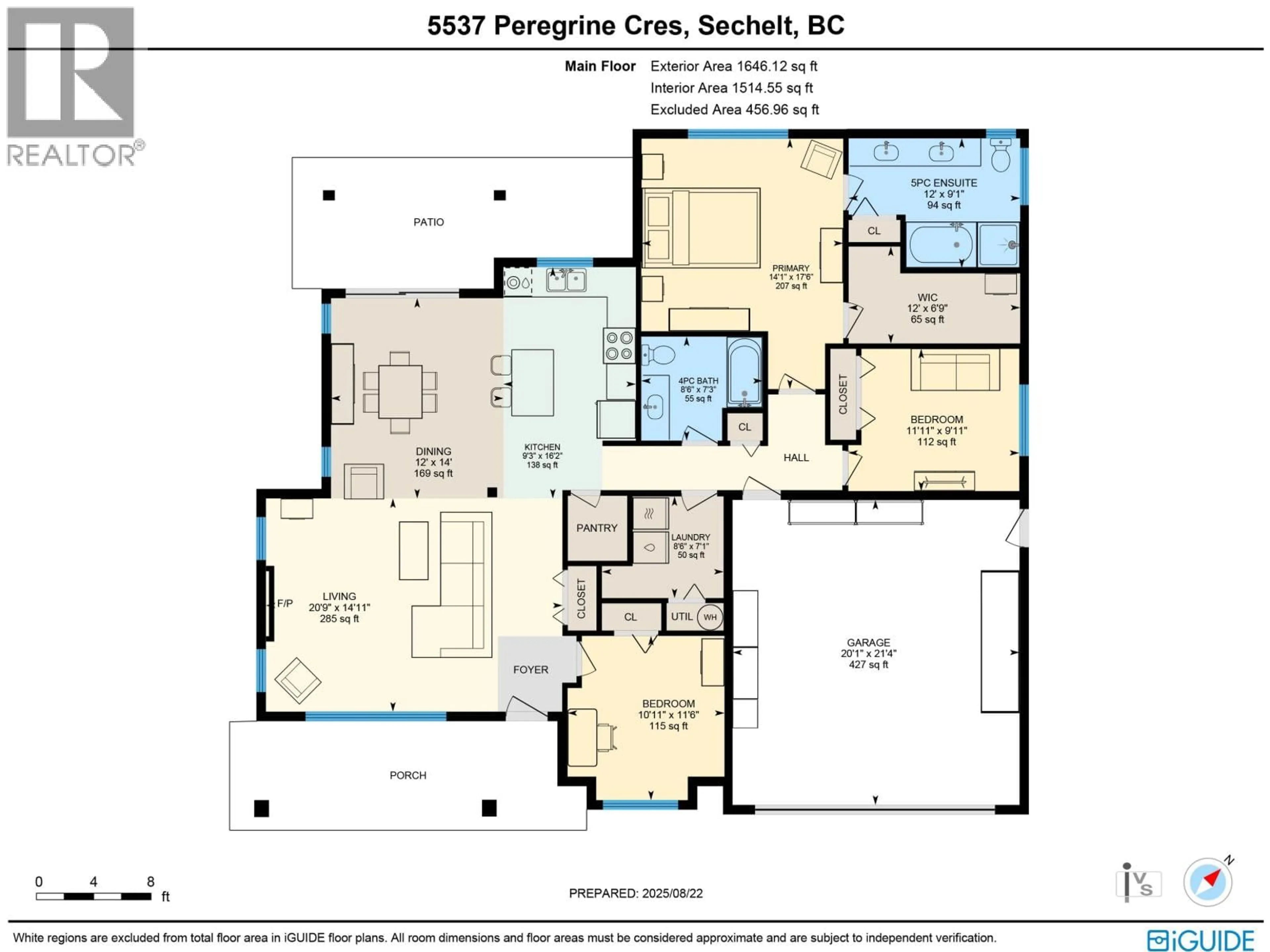 Floor plan for 5537 PEREGRINE CRESCENT, Sechelt British Columbia V7Z0V5