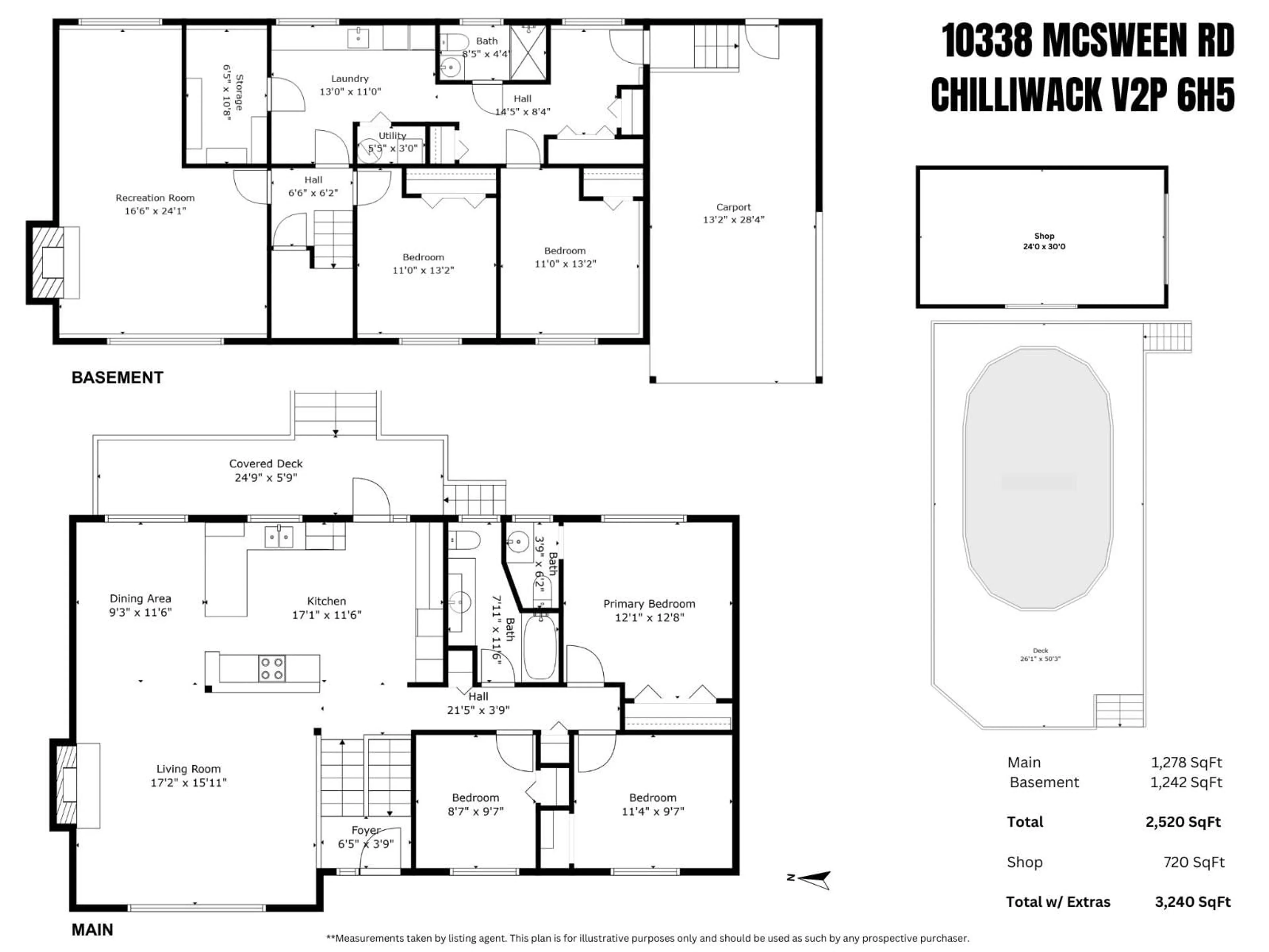 Floor plan for 10338 MCSWEEN ROAD, Chilliwack British Columbia V2P6H5