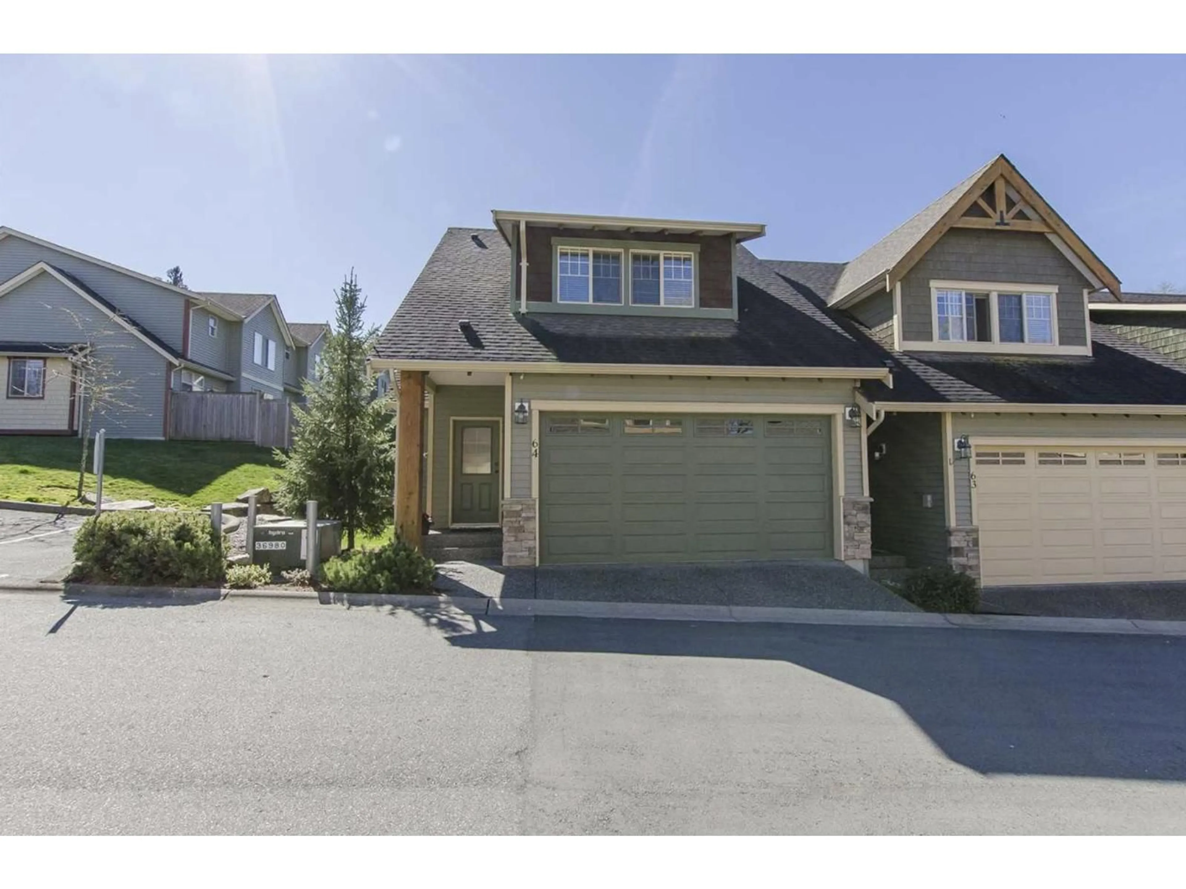 A pic from outside/outdoor area/front of a property/back of a property/a pic from drone, street for 64 - 46840 RUSSELL ROAD, Chilliwack British Columbia V2R5Z1