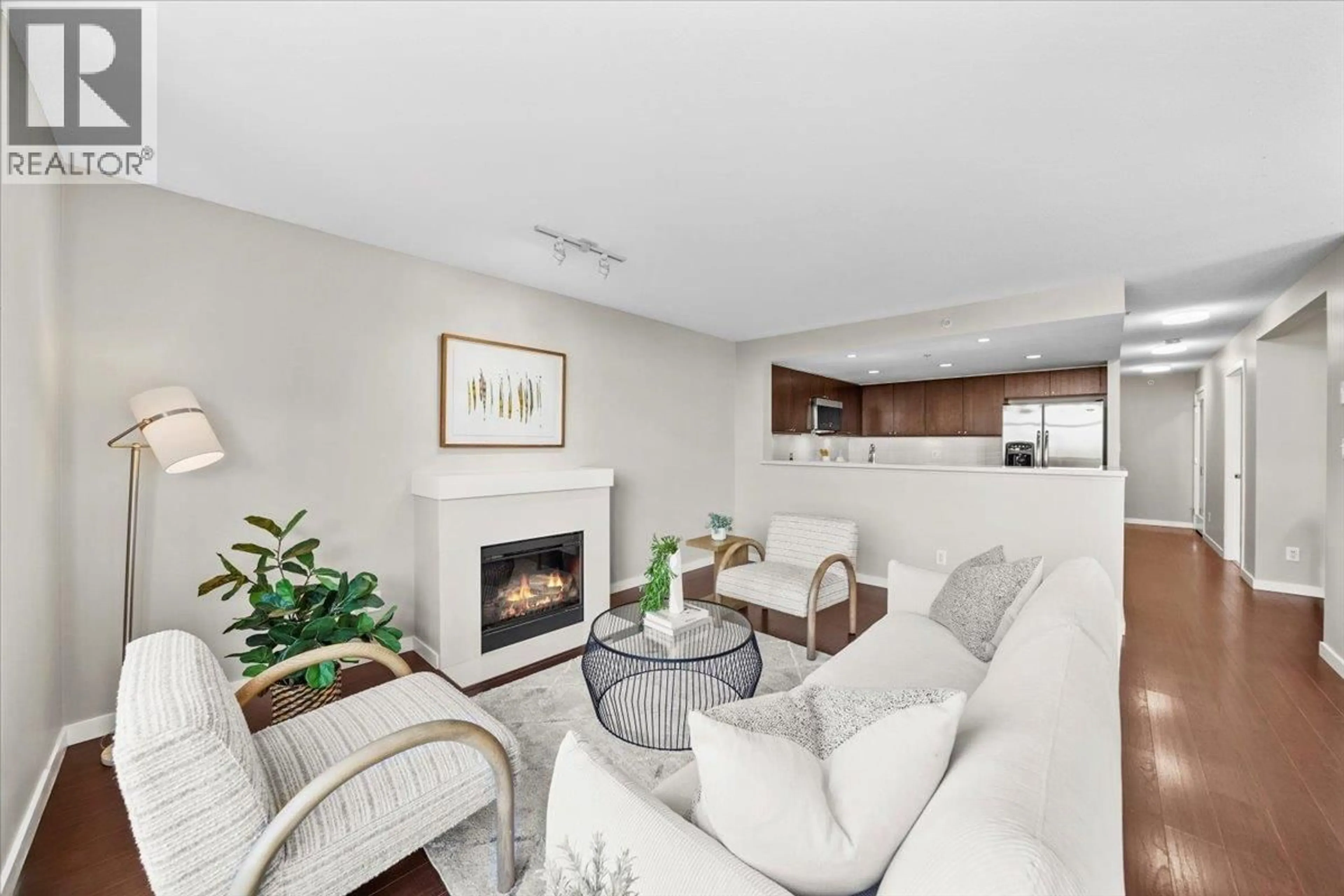Living room with furniture, unknown for 602 - 8120 LANSDOWNE ROAD, Richmond British Columbia V6X0A1