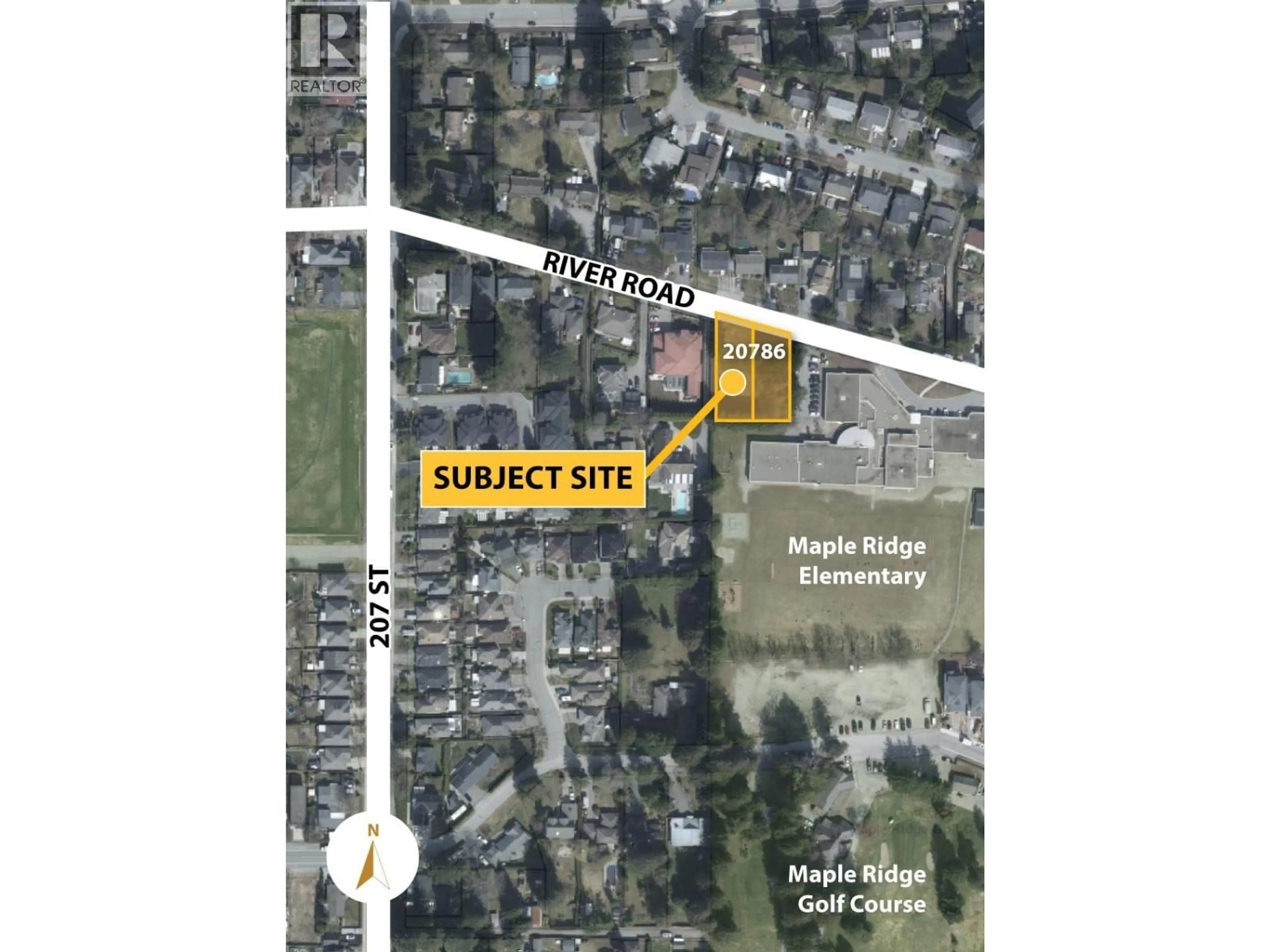 Picture of a map for 20786 RIVER ROAD, Maple Ridge British Columbia V2X1Z7