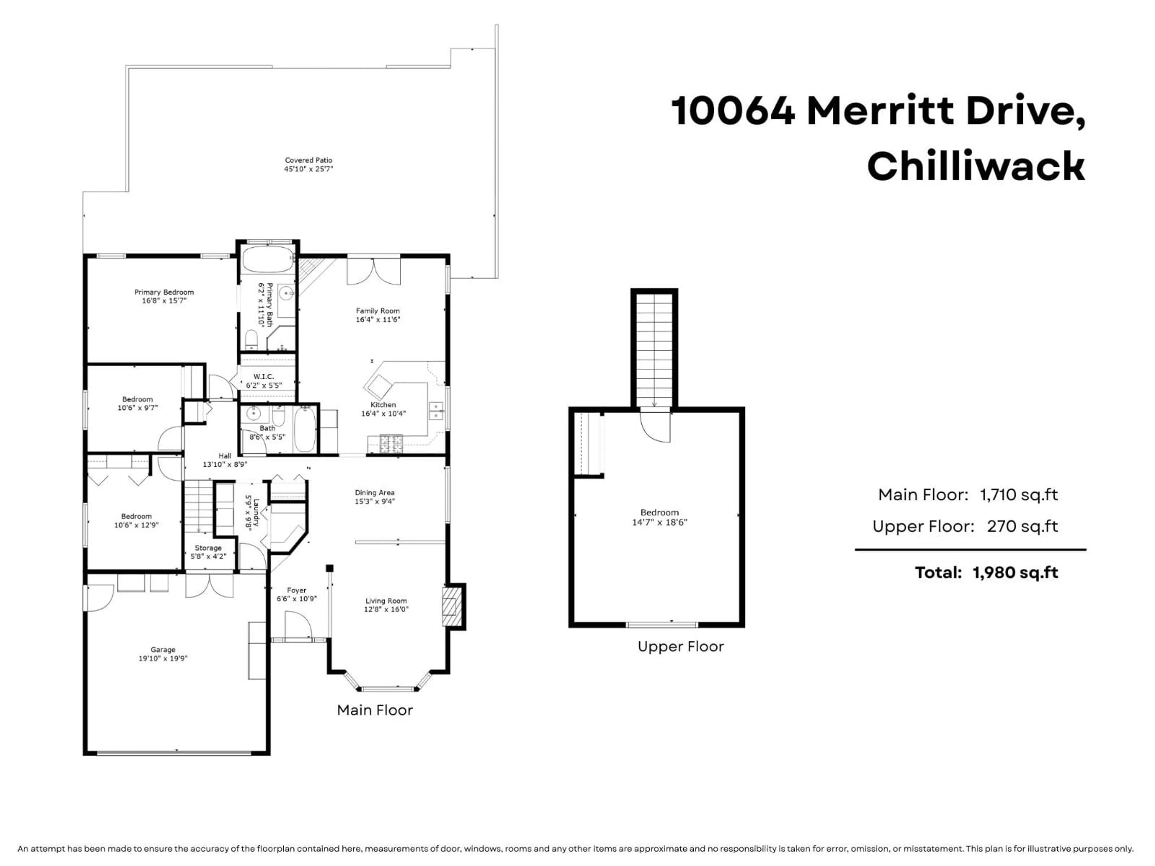 Floor plan for 10064 MERRITT DRIVE, Chilliwack British Columbia V2P7Z2