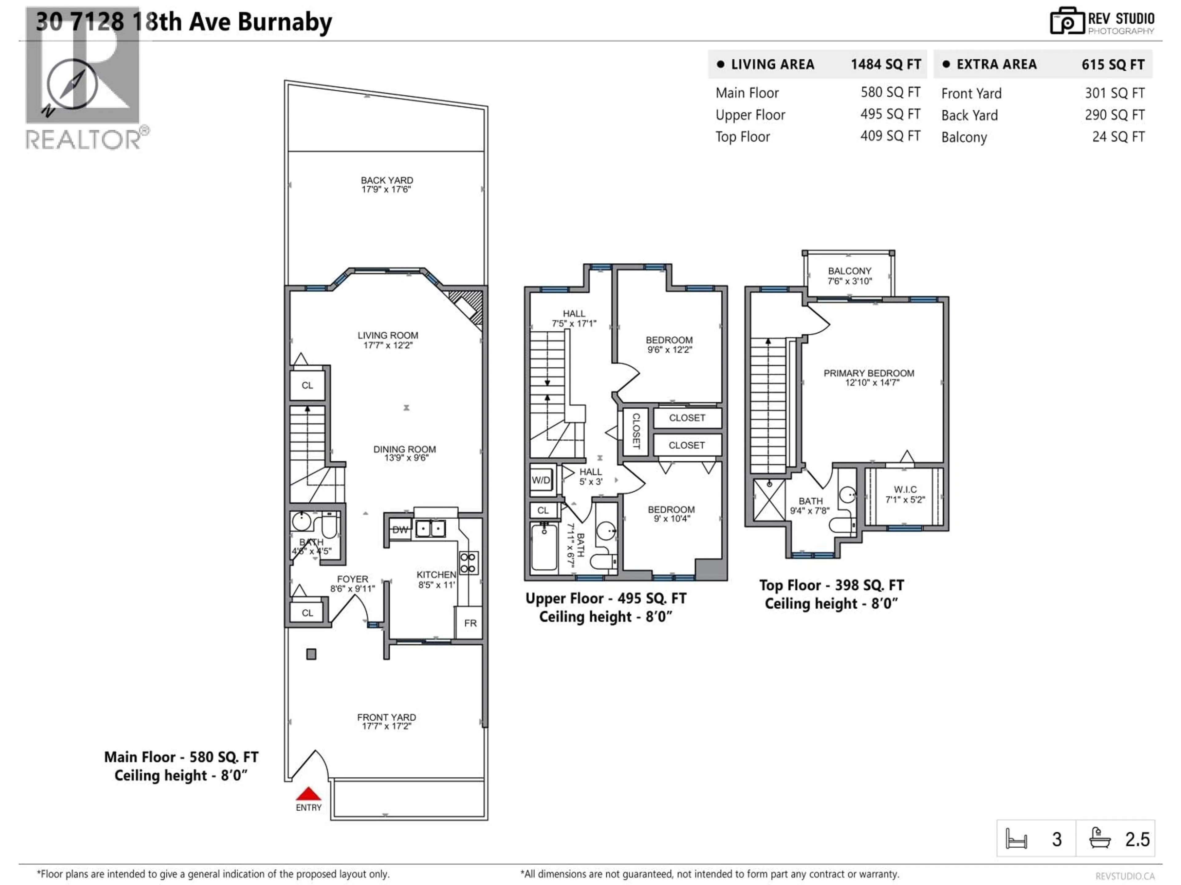 Floor plan for 30 - 7128 18TH AVENUE, Burnaby British Columbia V3N1H1