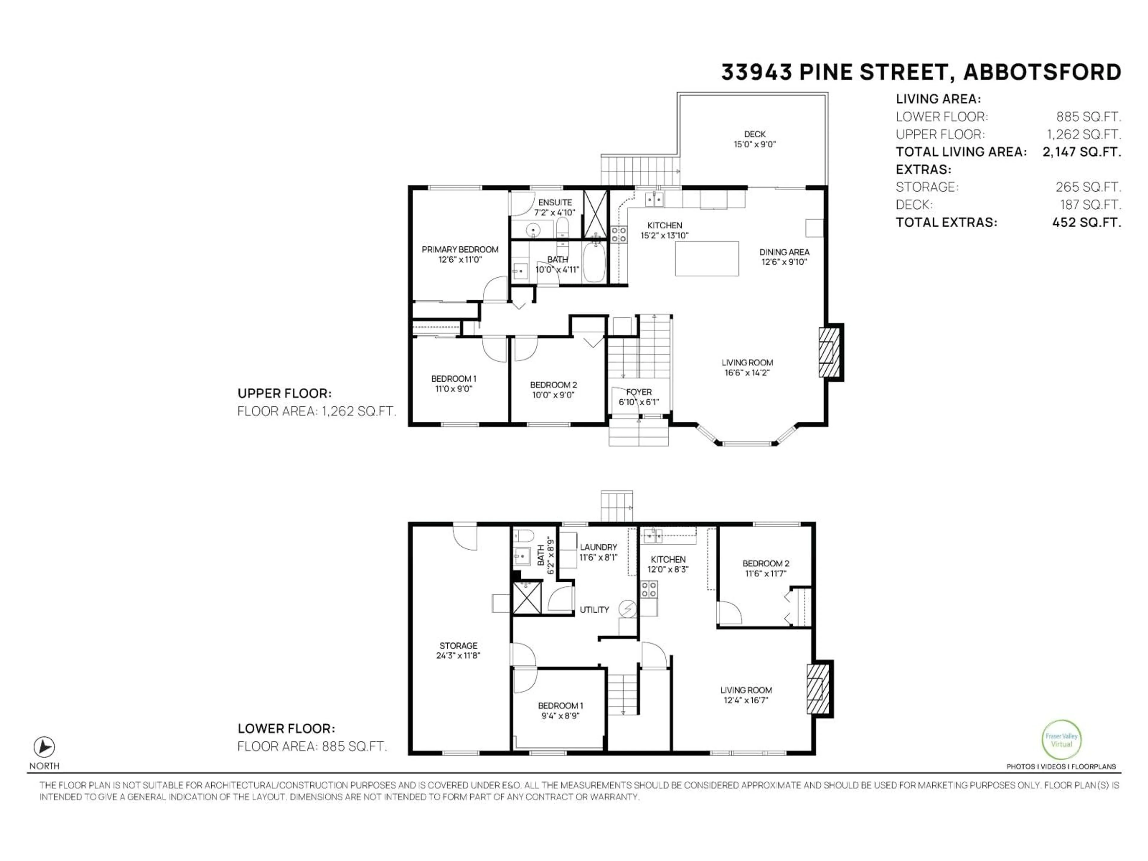 Floor plan for 33943 PINE, Abbotsford British Columbia V2S2P4