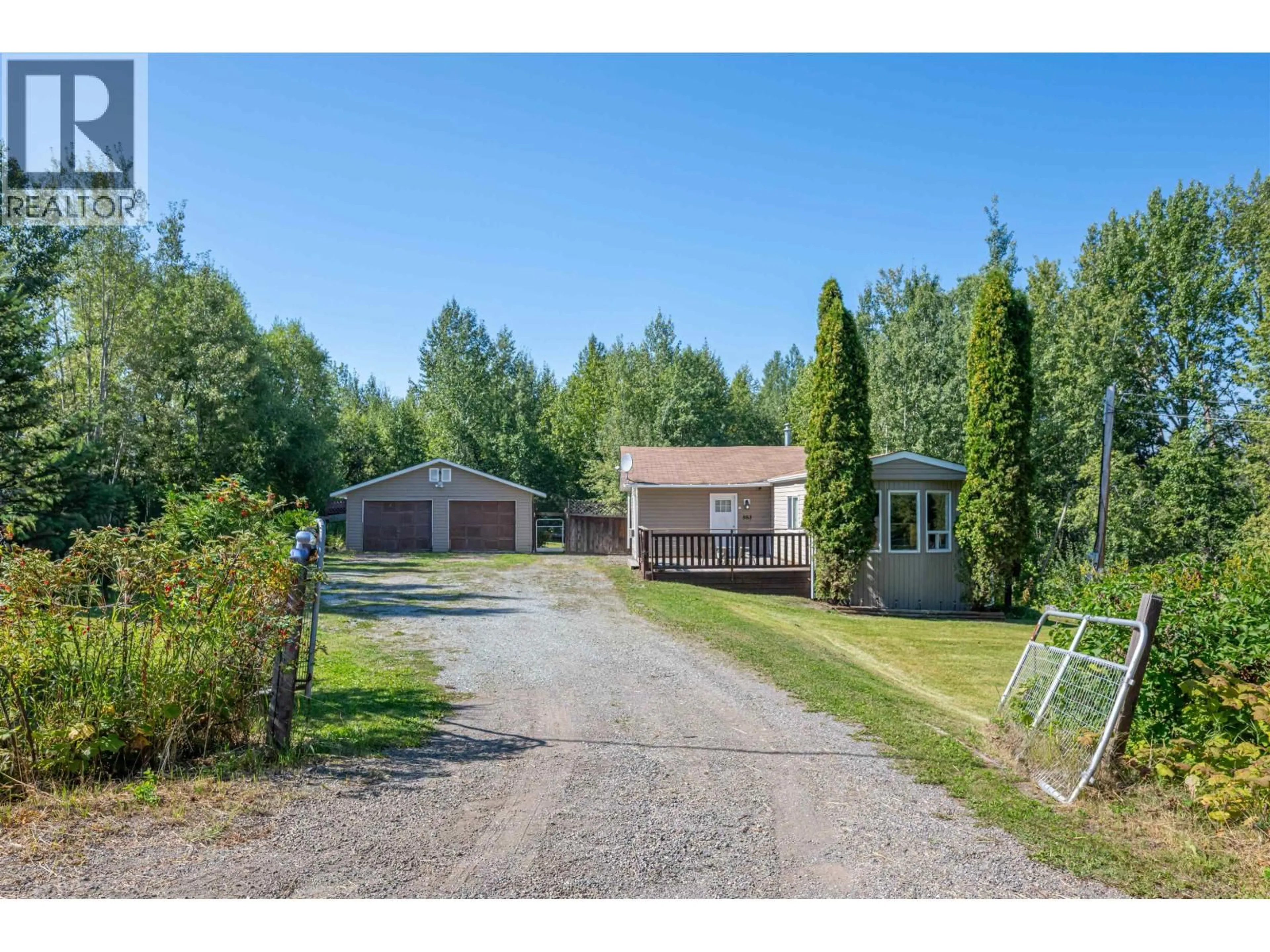 A pic from outside/outdoor area/front of a property/back of a property/a pic from drone, unknown for 883 FOREMAN ROAD, Prince George British Columbia V2K5C5