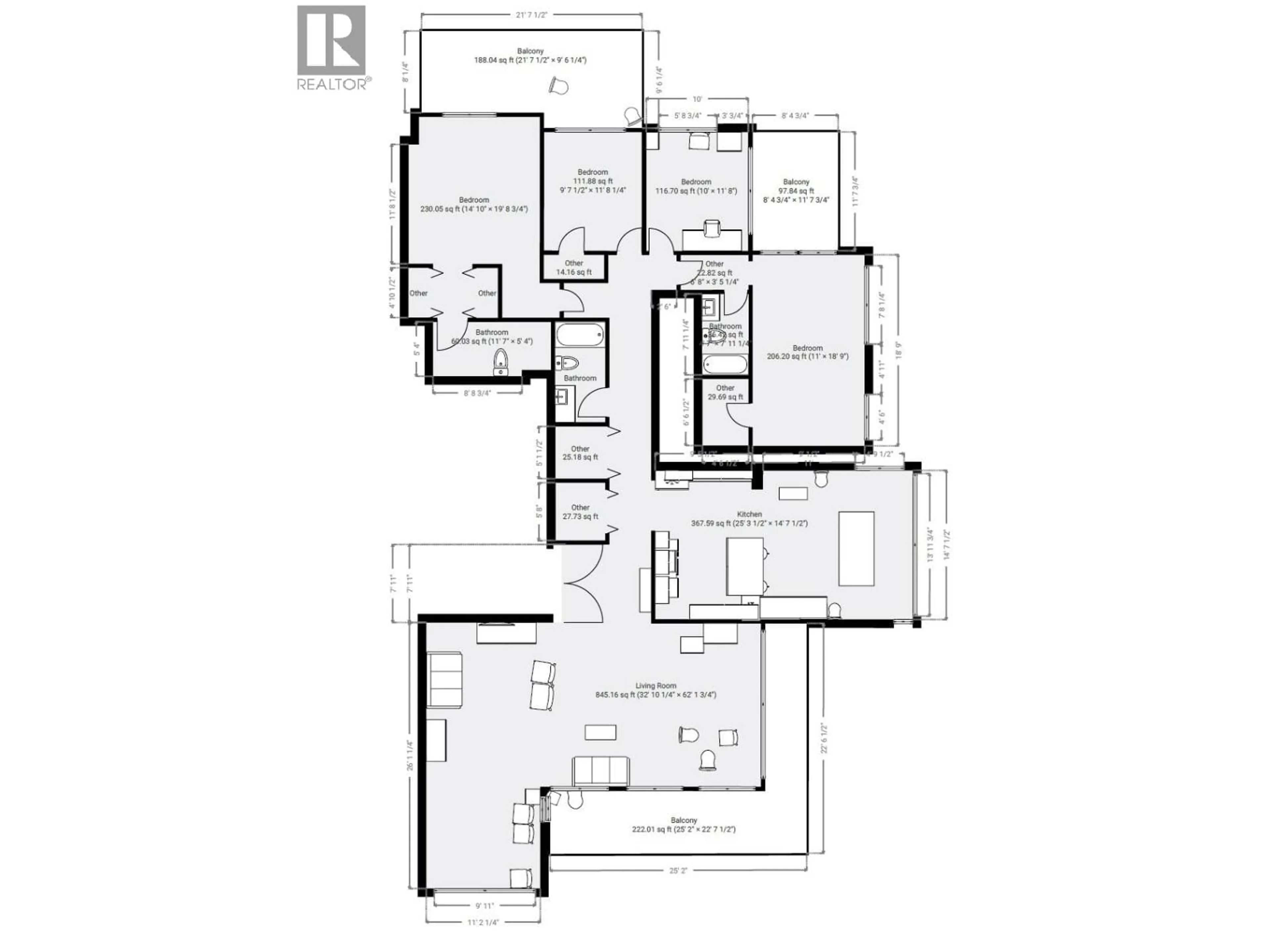 Floor plan for 1701 - 8238 SABA ROAD, Richmond British Columbia V6Y4C7