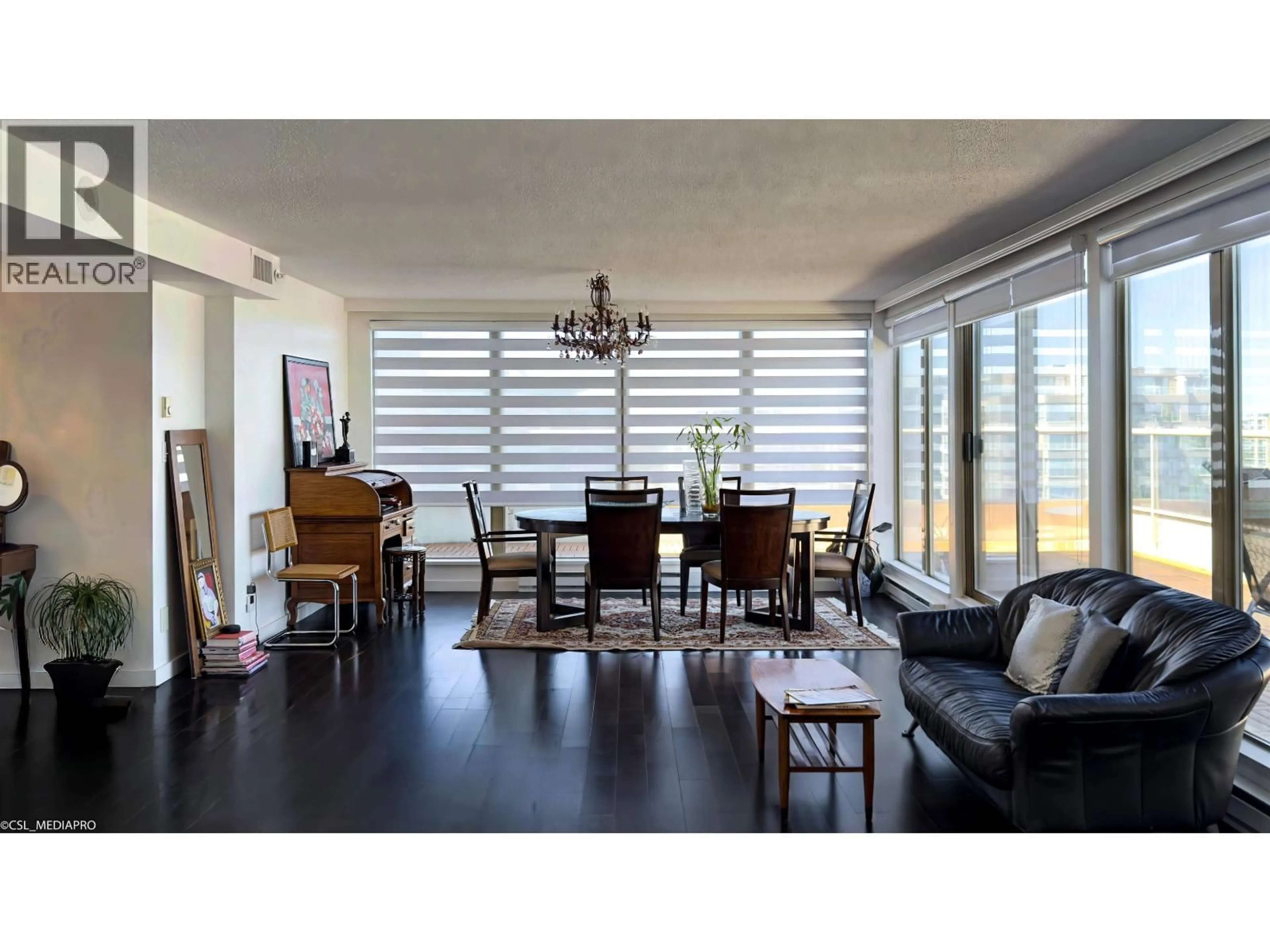 Living room with furniture, wood/laminate floor for 1701 - 8238 SABA ROAD, Richmond British Columbia V6Y4C7