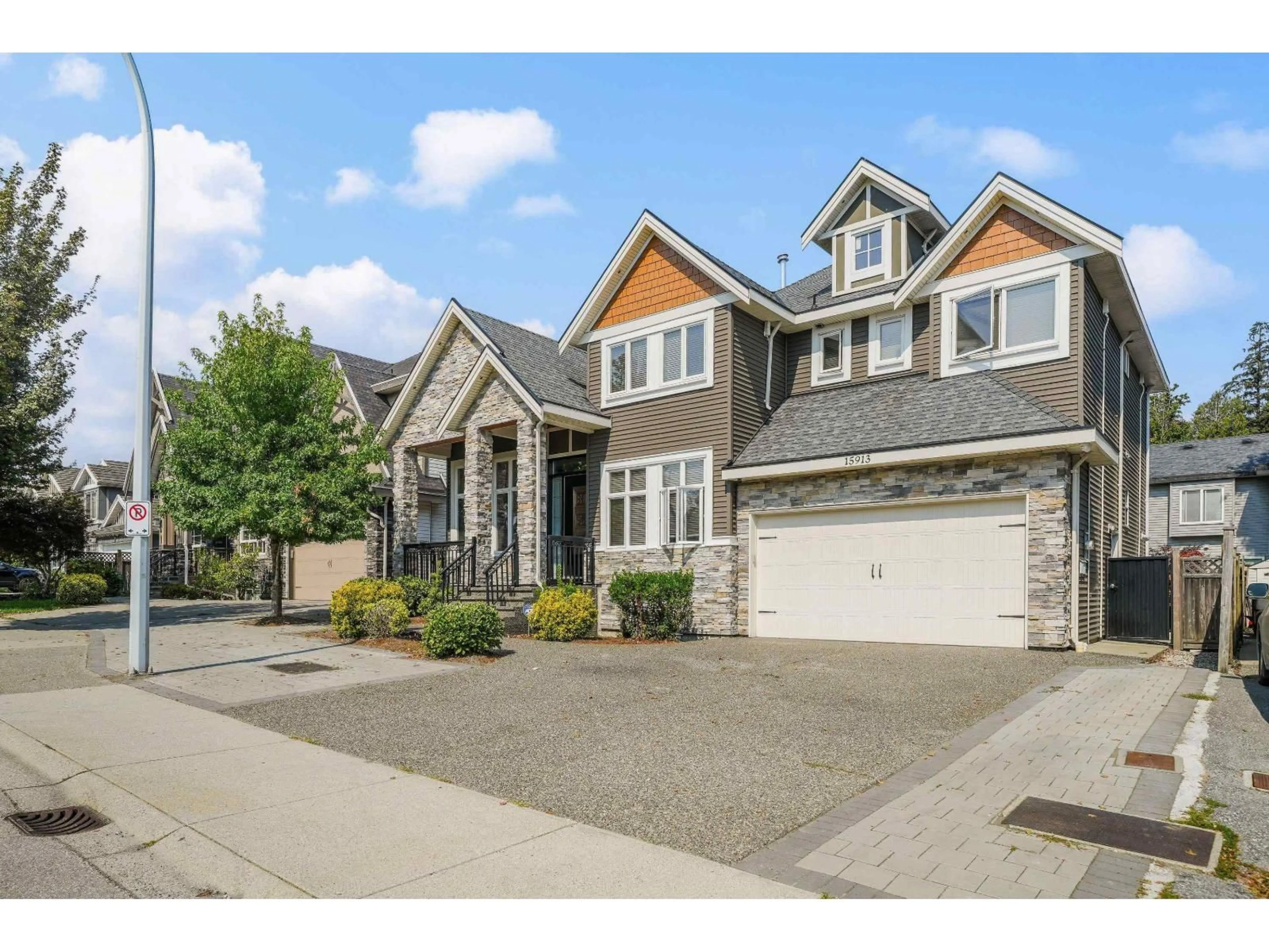 Home with brick exterior material, street for 15913 92, Surrey British Columbia V4N3A9