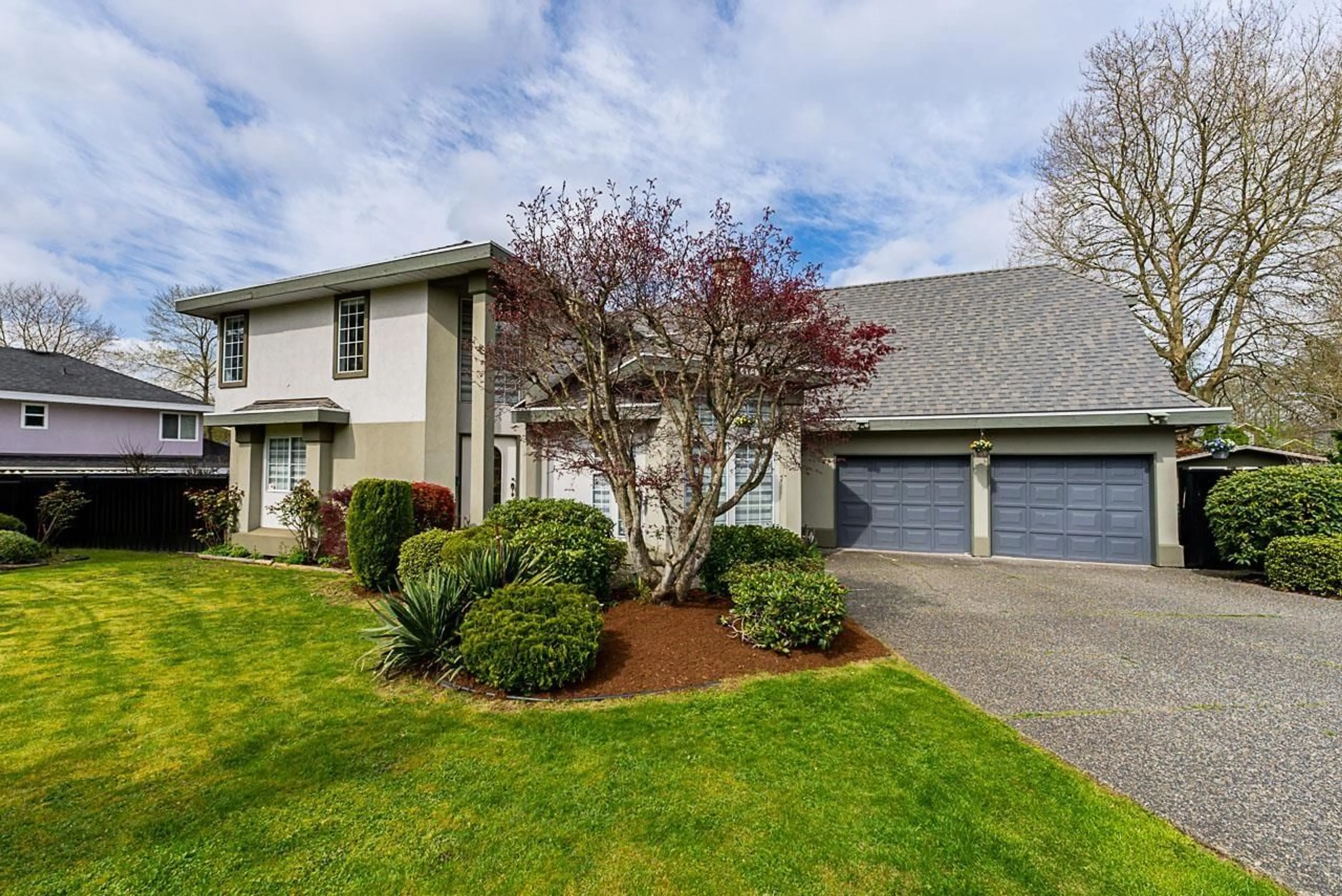 Home with vinyl exterior material, street for 14168 85A, Surrey British Columbia V3W2T4