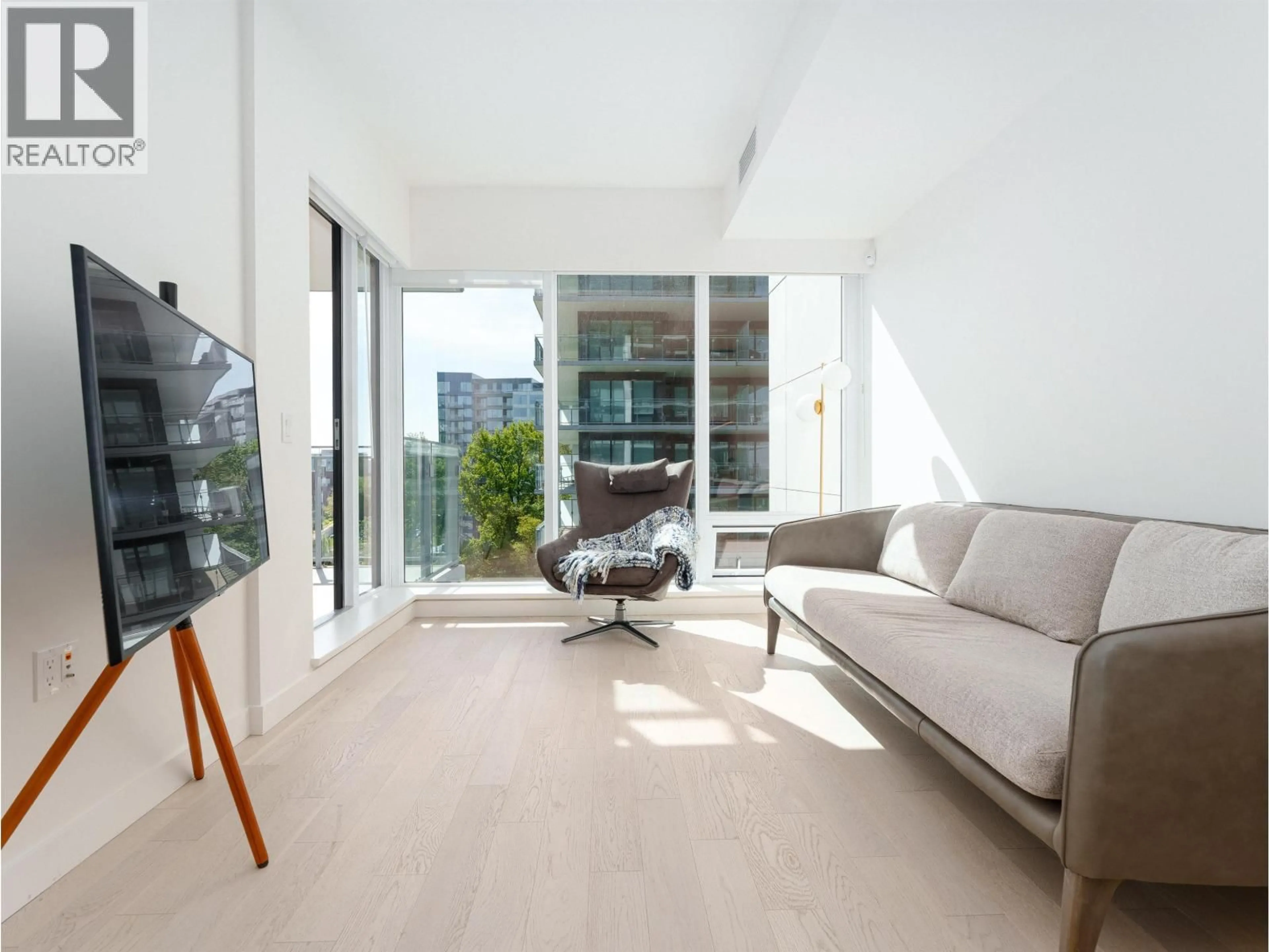 Living room with furniture, unknown for 711 - 6833 PEARSON WAY, Richmond British Columbia V7C0E8