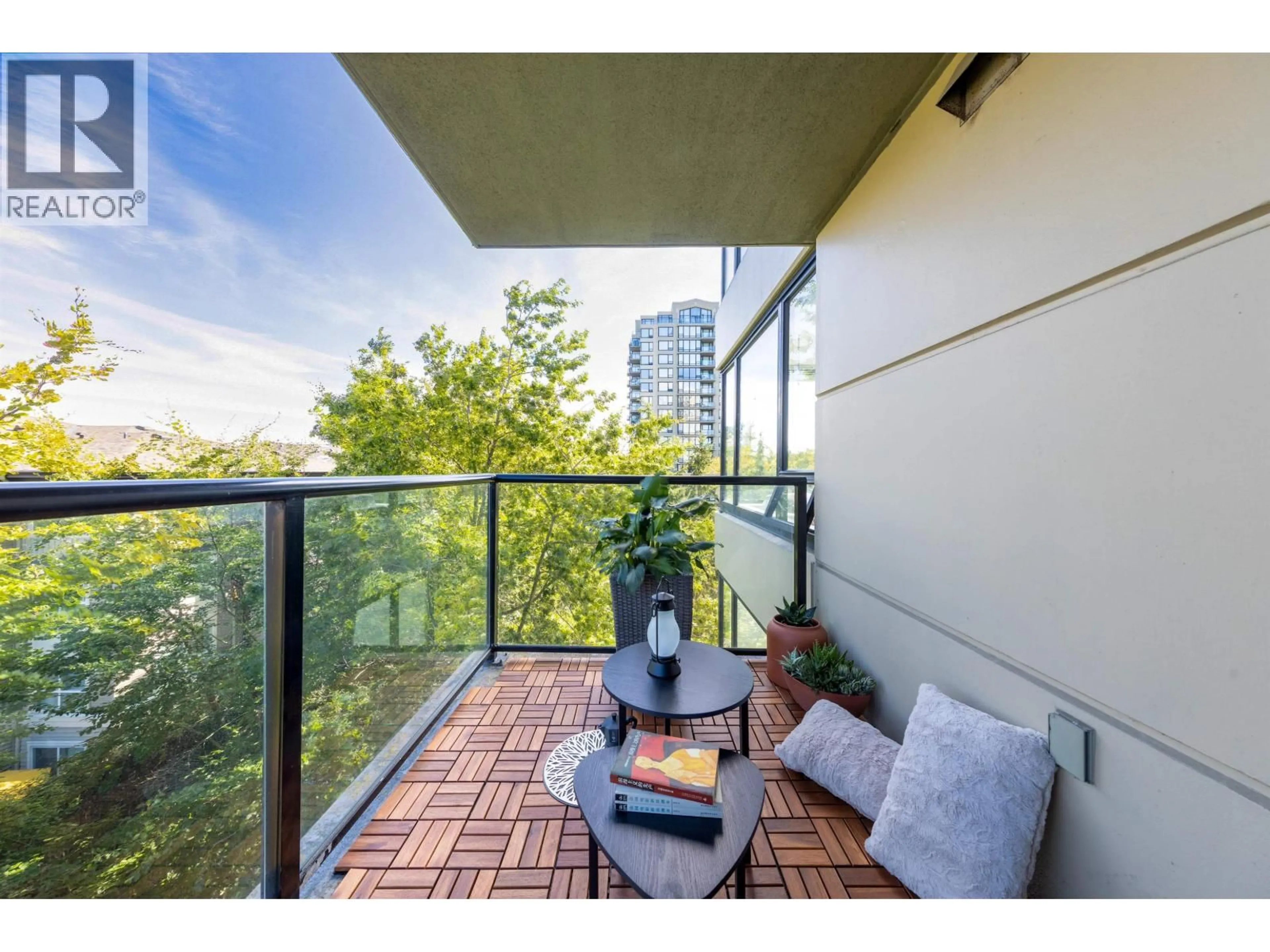 Balcony in the apartment, city buildings view from balcony for 603 - 9180 HEMLOCK DRIVE, Richmond British Columbia V6Y4J5