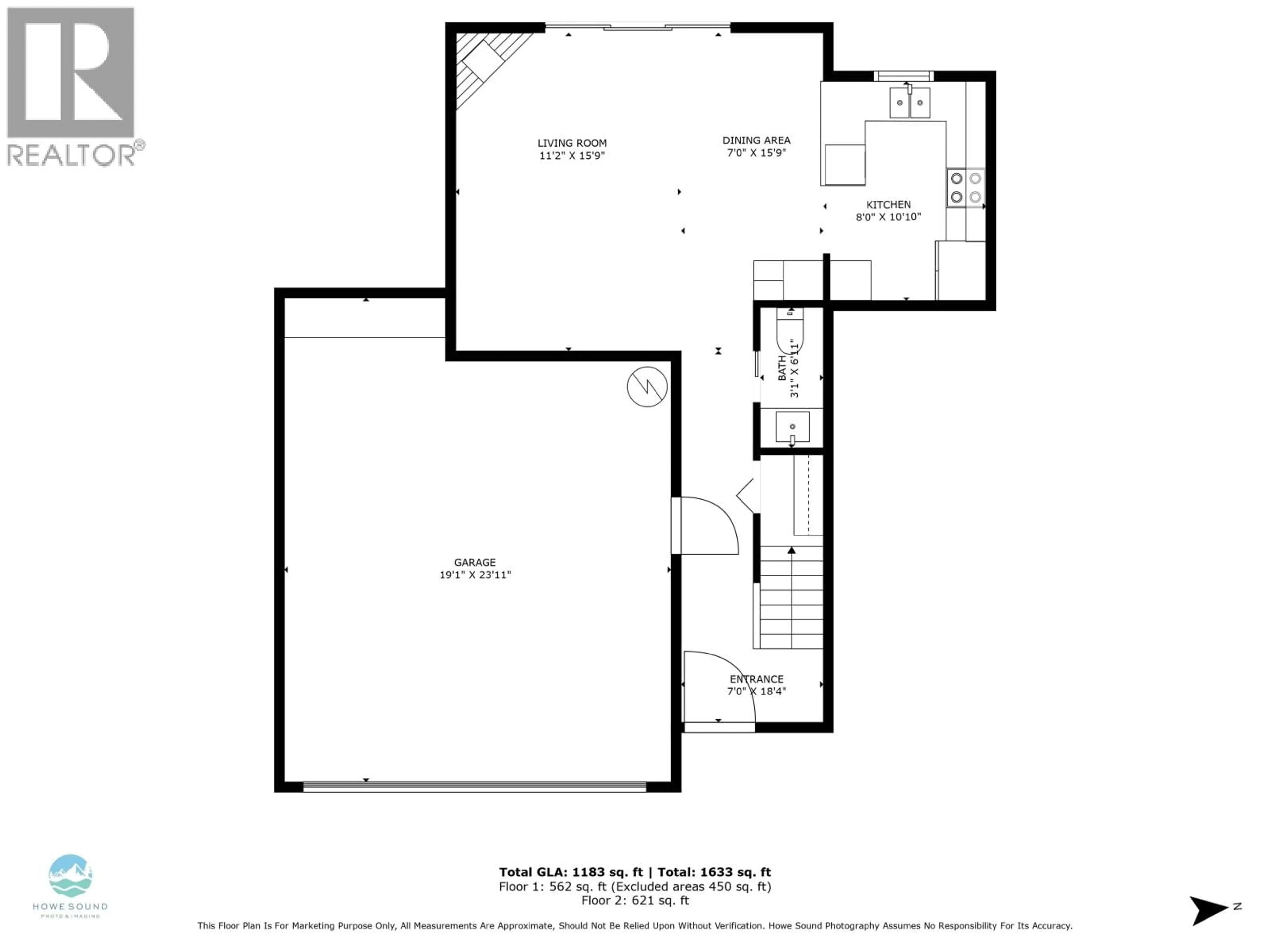 Floor plan for 99 - 1821 WILLOW CRESCENT, Squamish British Columbia V8B0L9