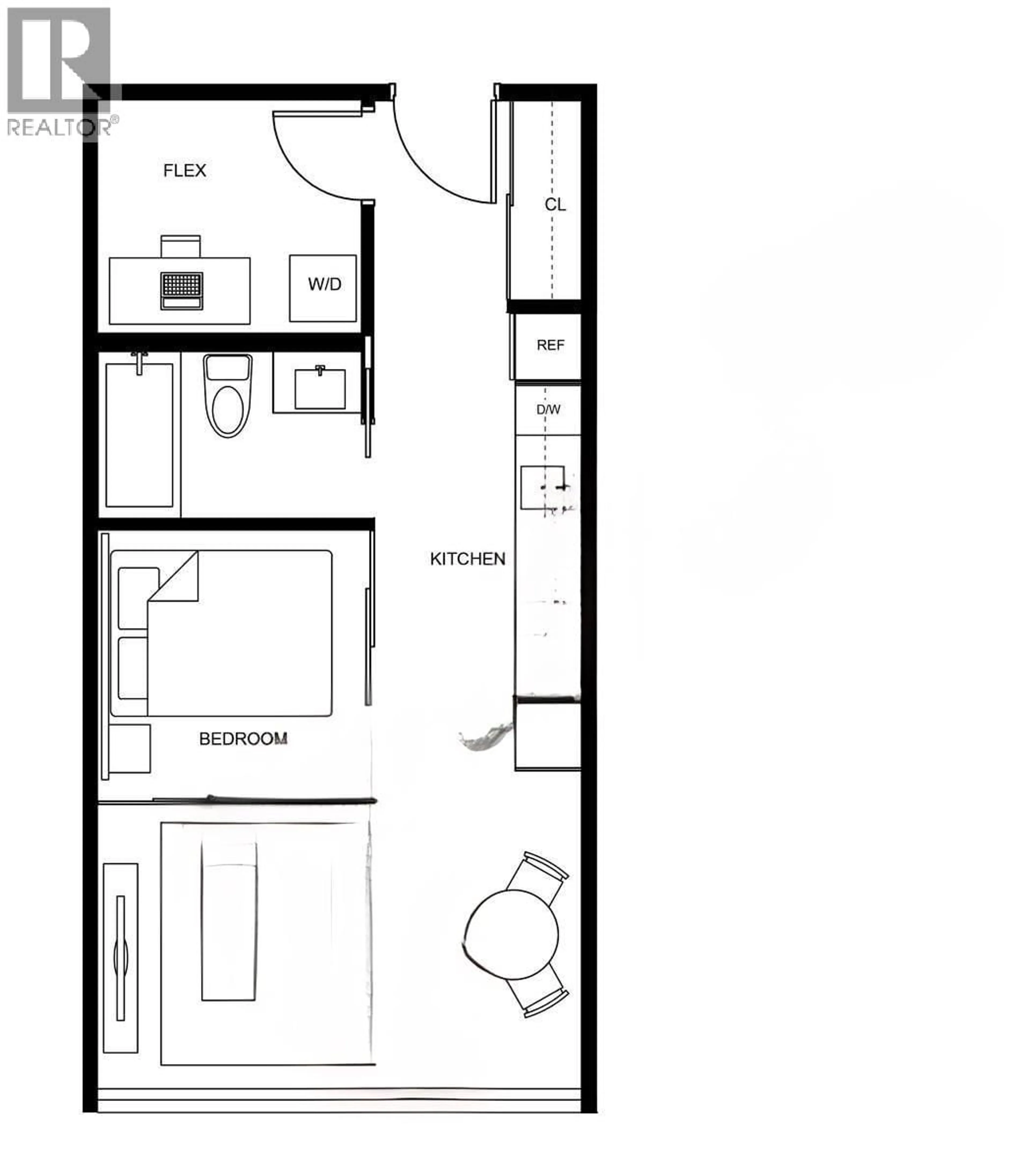Floor plan for 305 - 1783 MANITOBA STREET, Vancouver British Columbia V5Y0K1