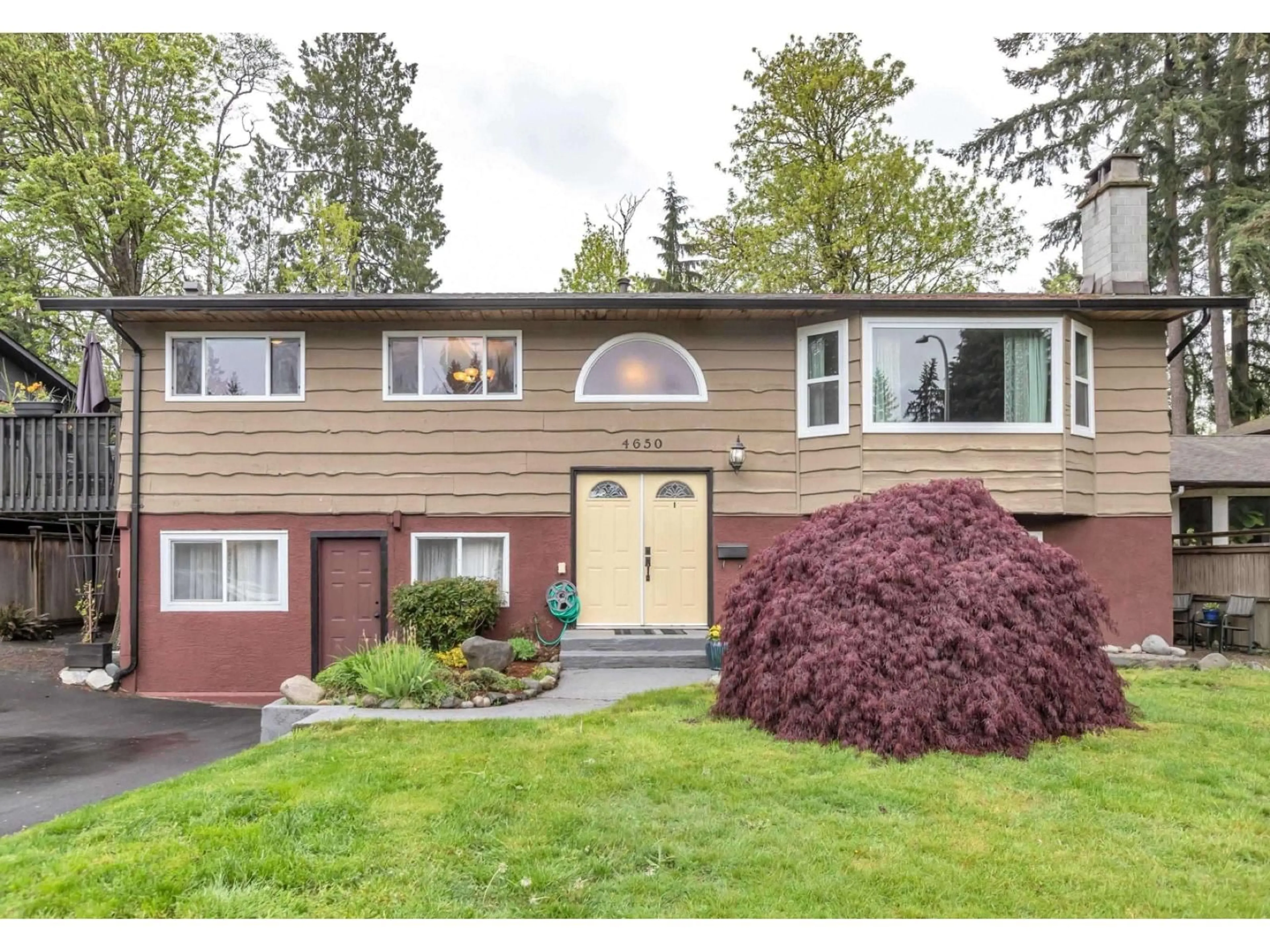 Home with vinyl exterior material, street for 4650 203A, Langley British Columbia V3A5K1