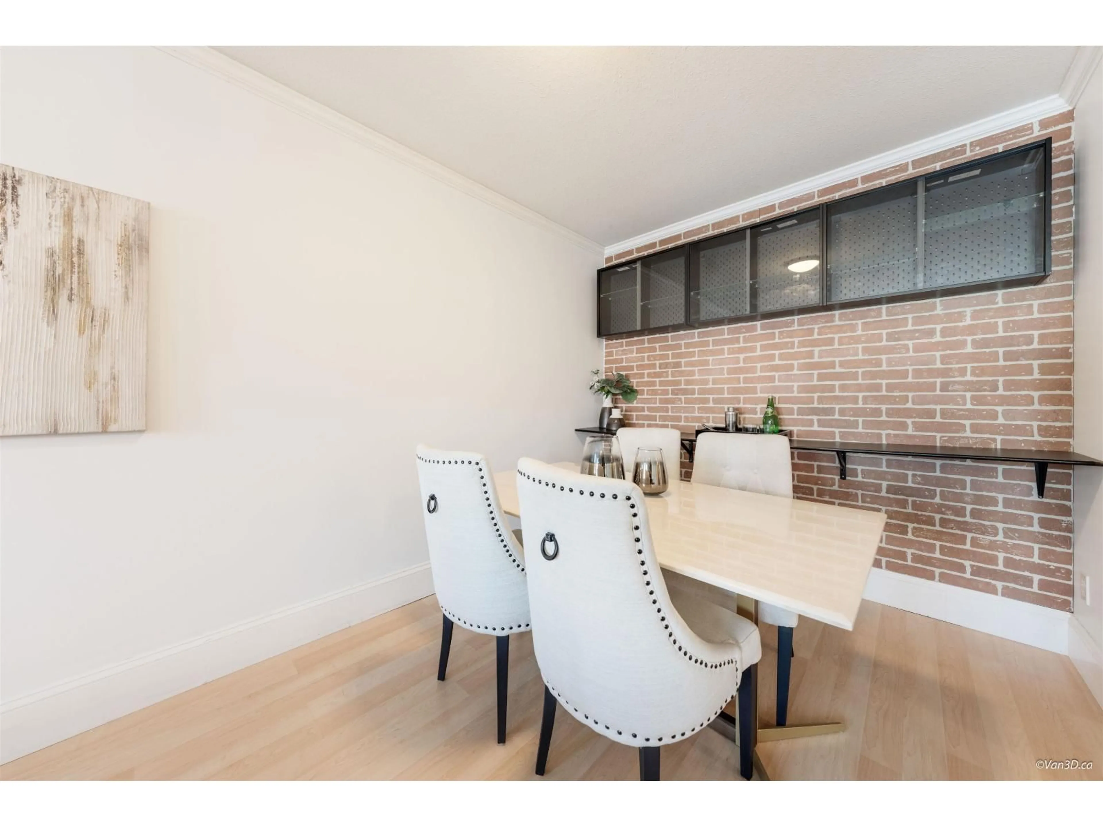 Dining room, wood/laminate floor for 305 - 5710 201, Langley British Columbia V3A8A8
