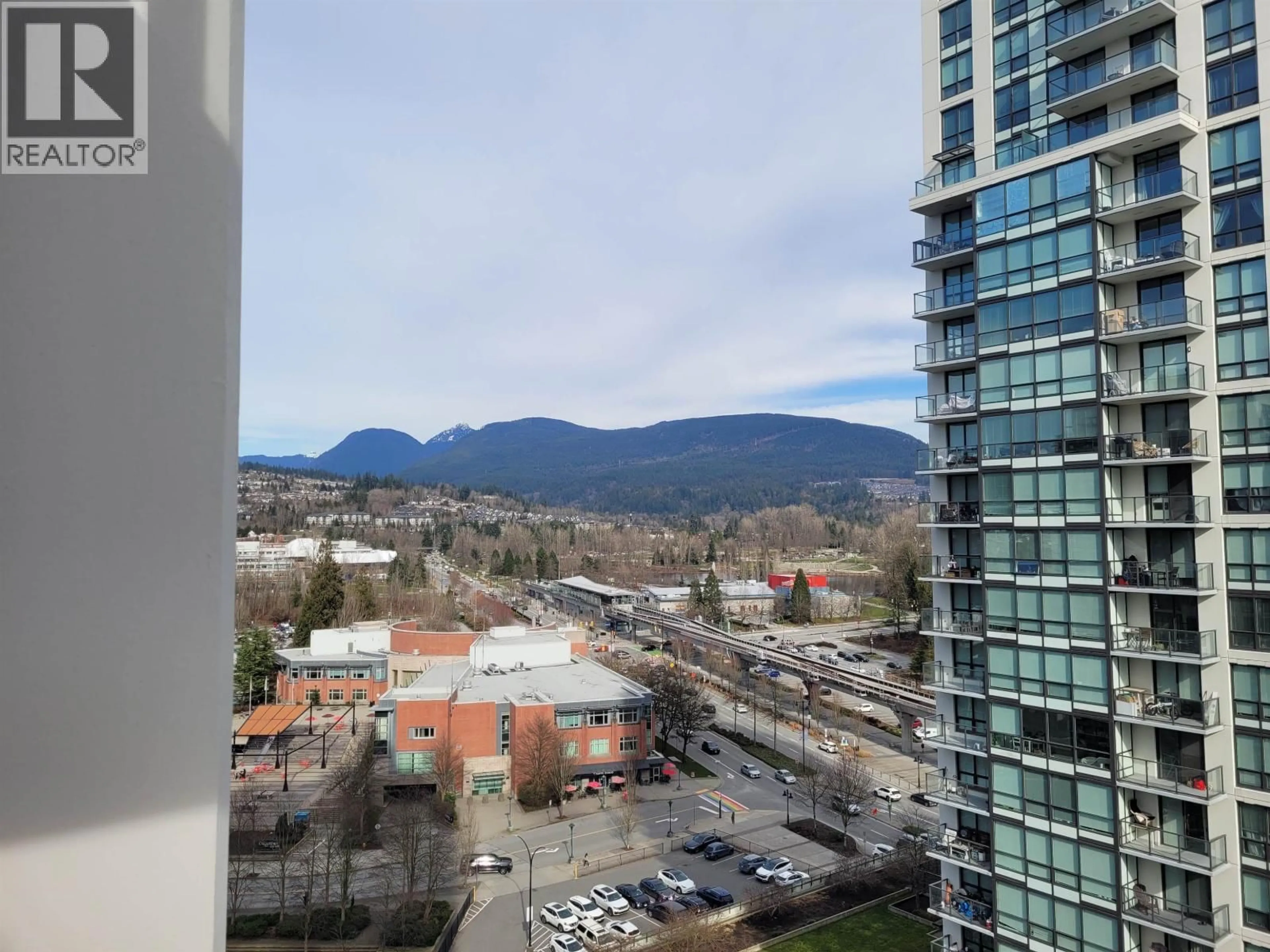 A pic from outside/outdoor area/front of a property/back of a property/a pic from drone, city buildings view from balcony for 1703 - 2979 GLEN DRIVE, Coquitlam British Columbia V3B0B2