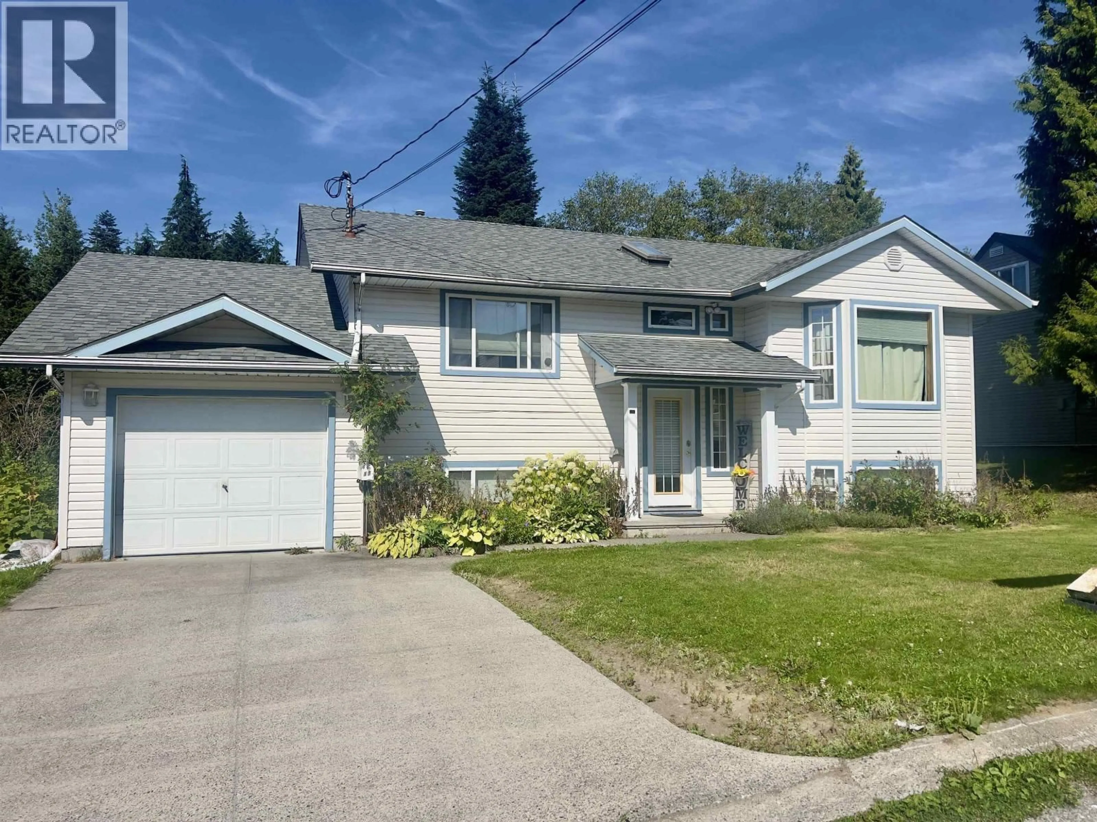 Home with vinyl exterior material, street for 17 BRANT STREET, Kitimat British Columbia V8C1R5