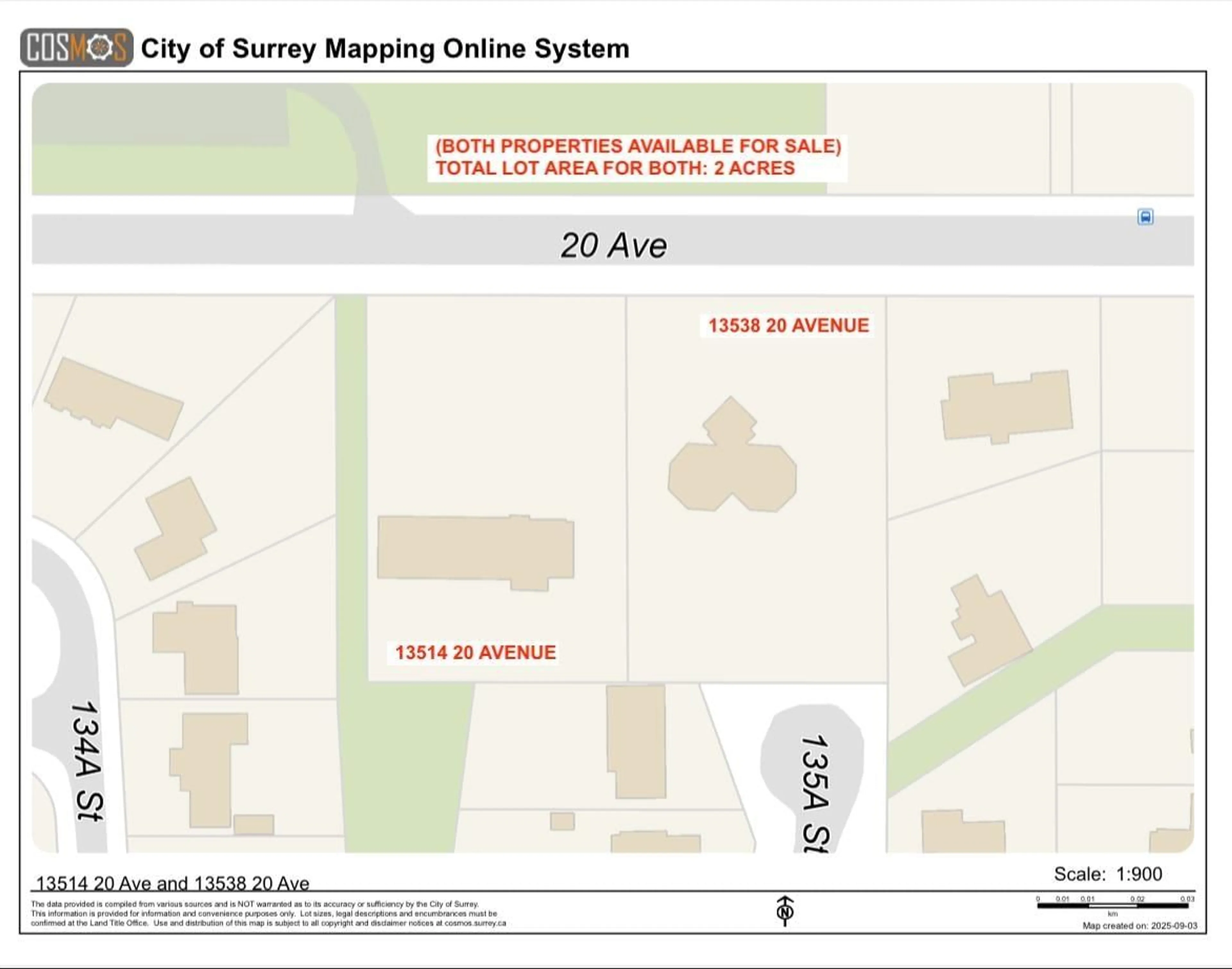 Picture of a map for 13514 20, Surrey British Columbia V4A1Z6