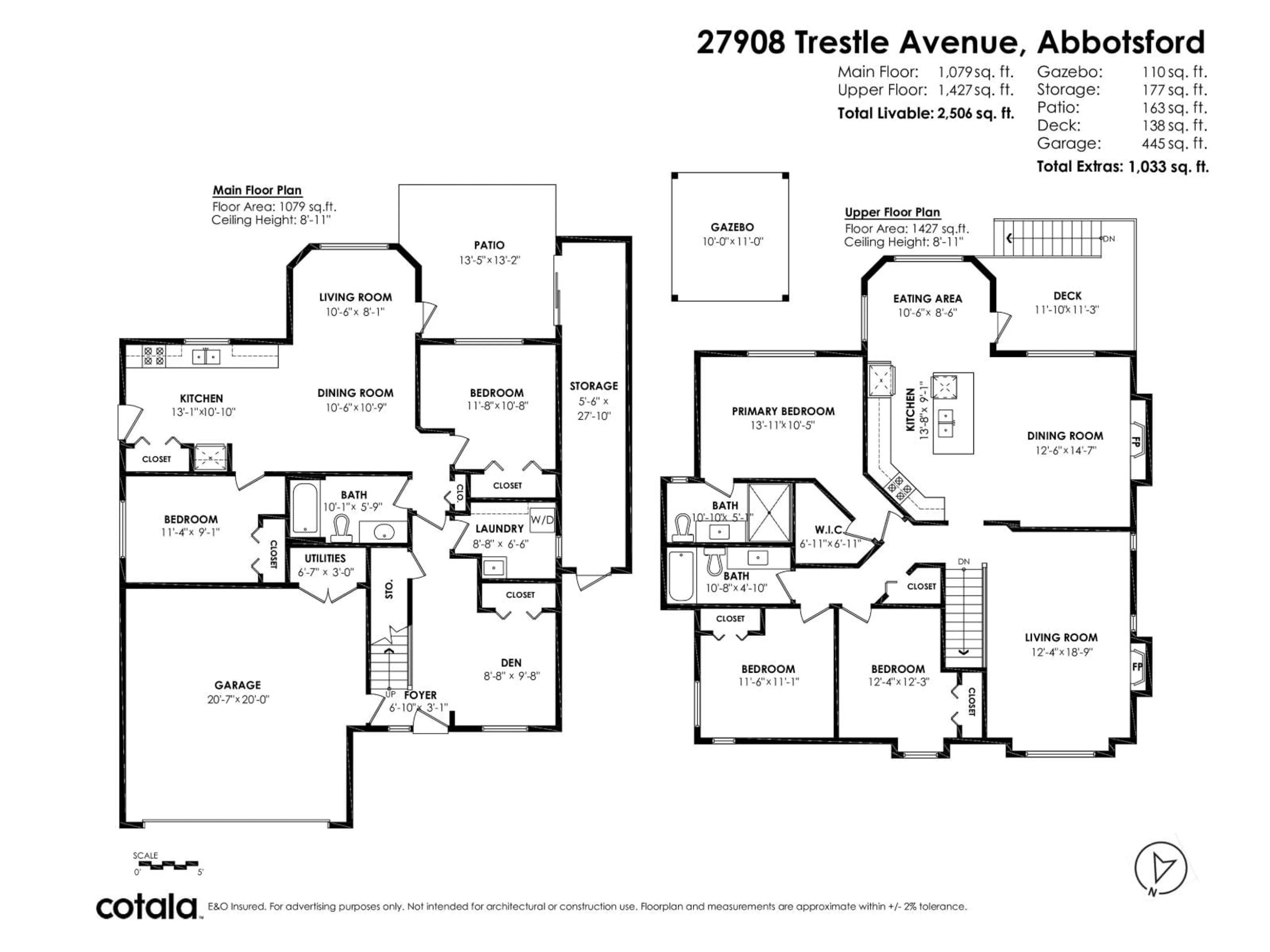 Floor plan for 27908 TRESTLE, Abbotsford British Columbia V4X2S7