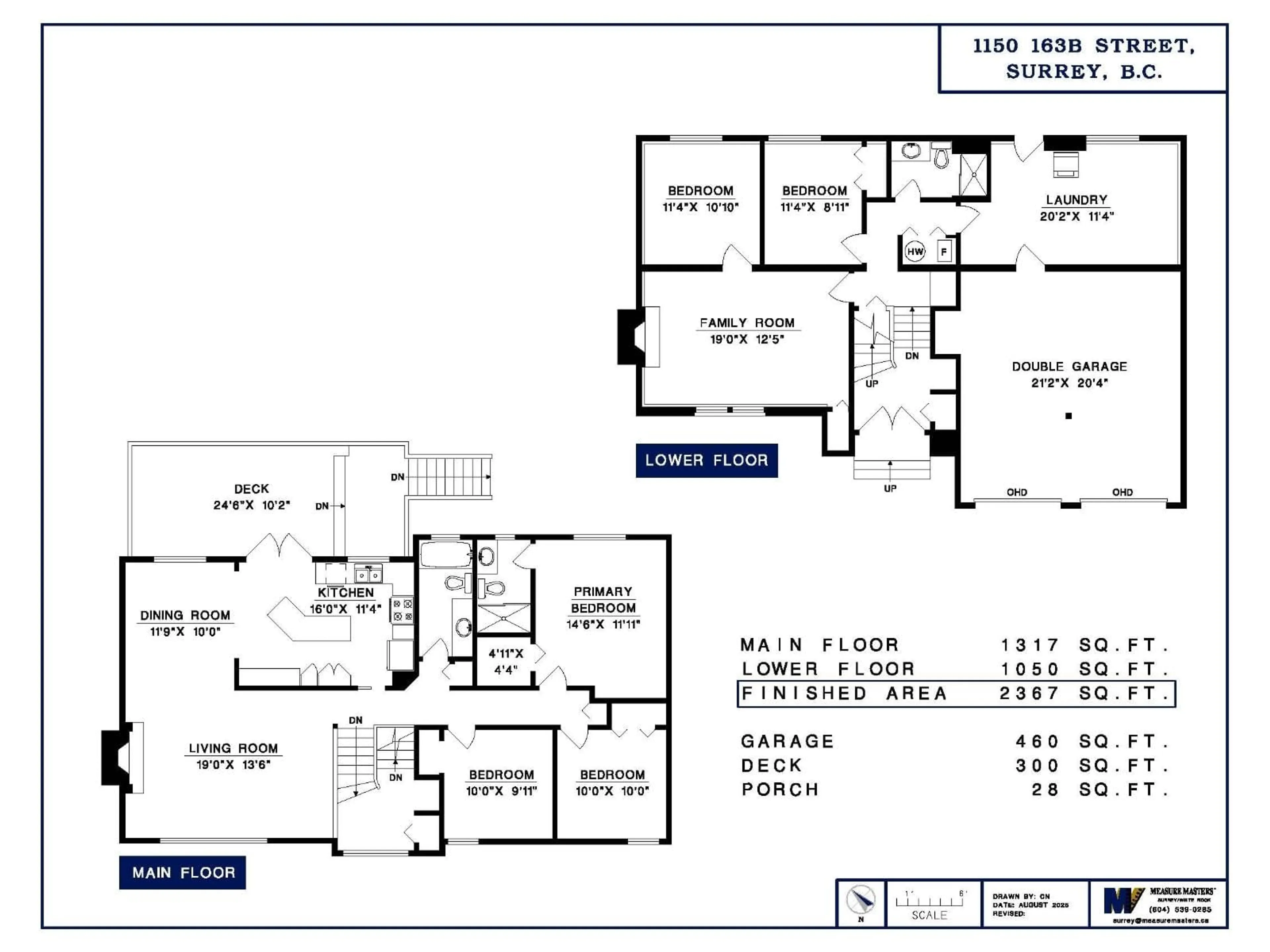 Floor plan for 1150 163B, Surrey British Columbia V4A8E8