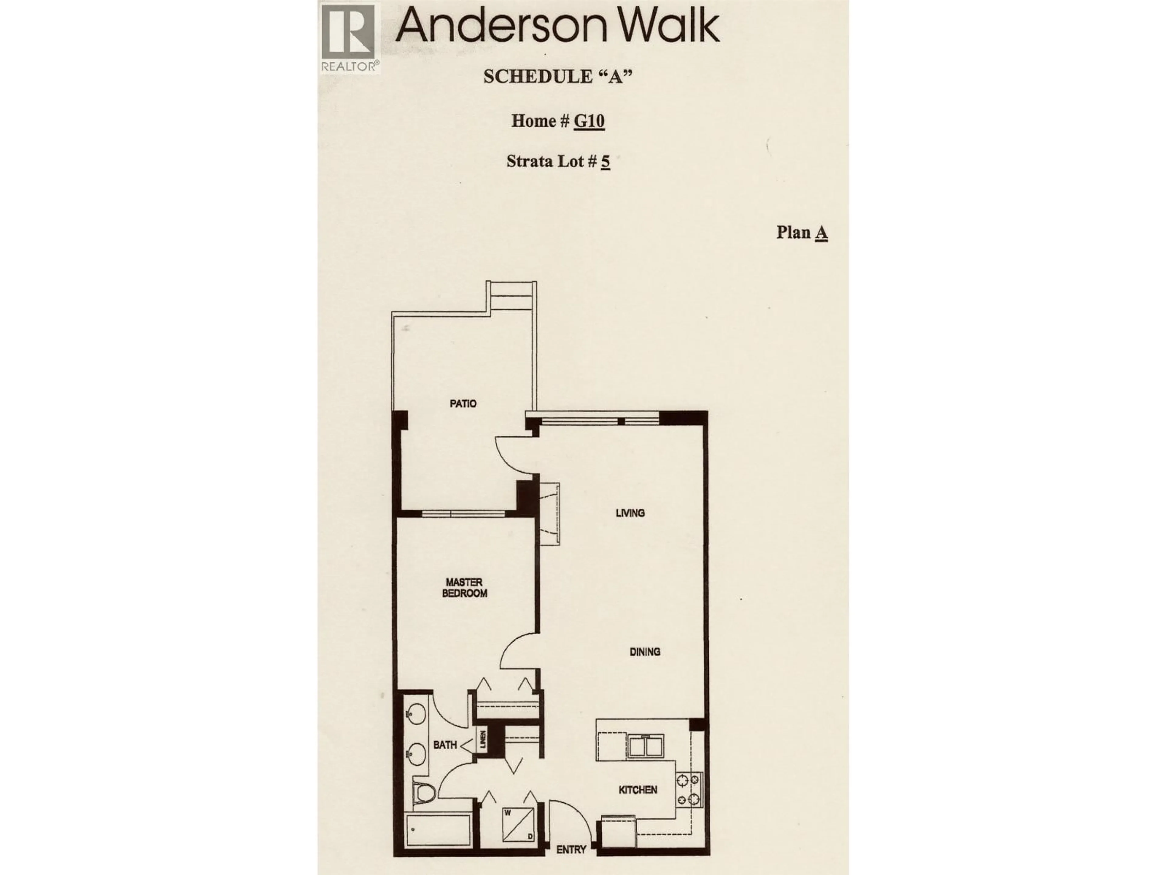 Floor plan for G10 - 119 W 22ND STREET, North Vancouver British Columbia V7M0B4