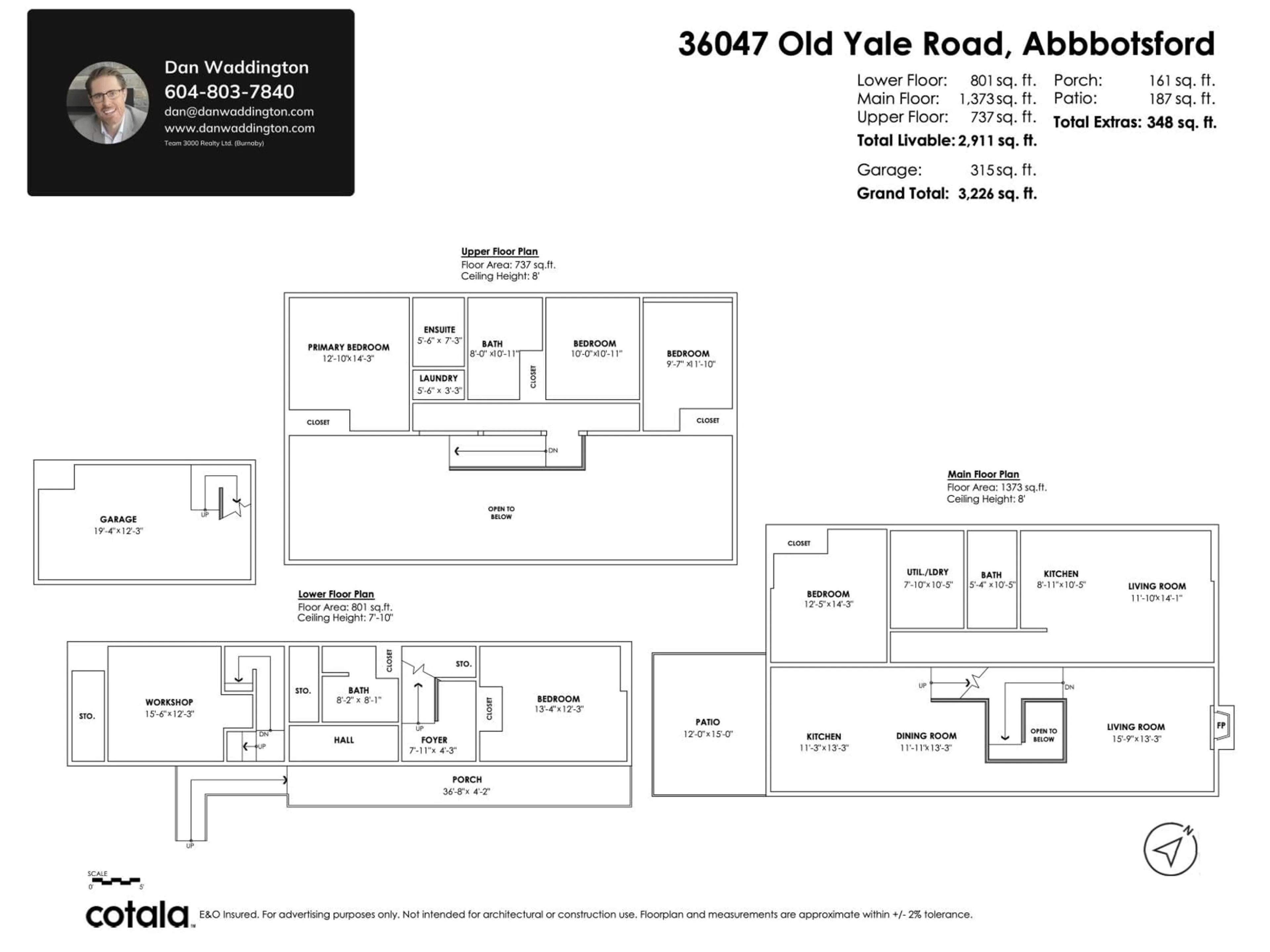 Floor plan for 36047 OLD YALE, Abbotsford British Columbia V3G2C6