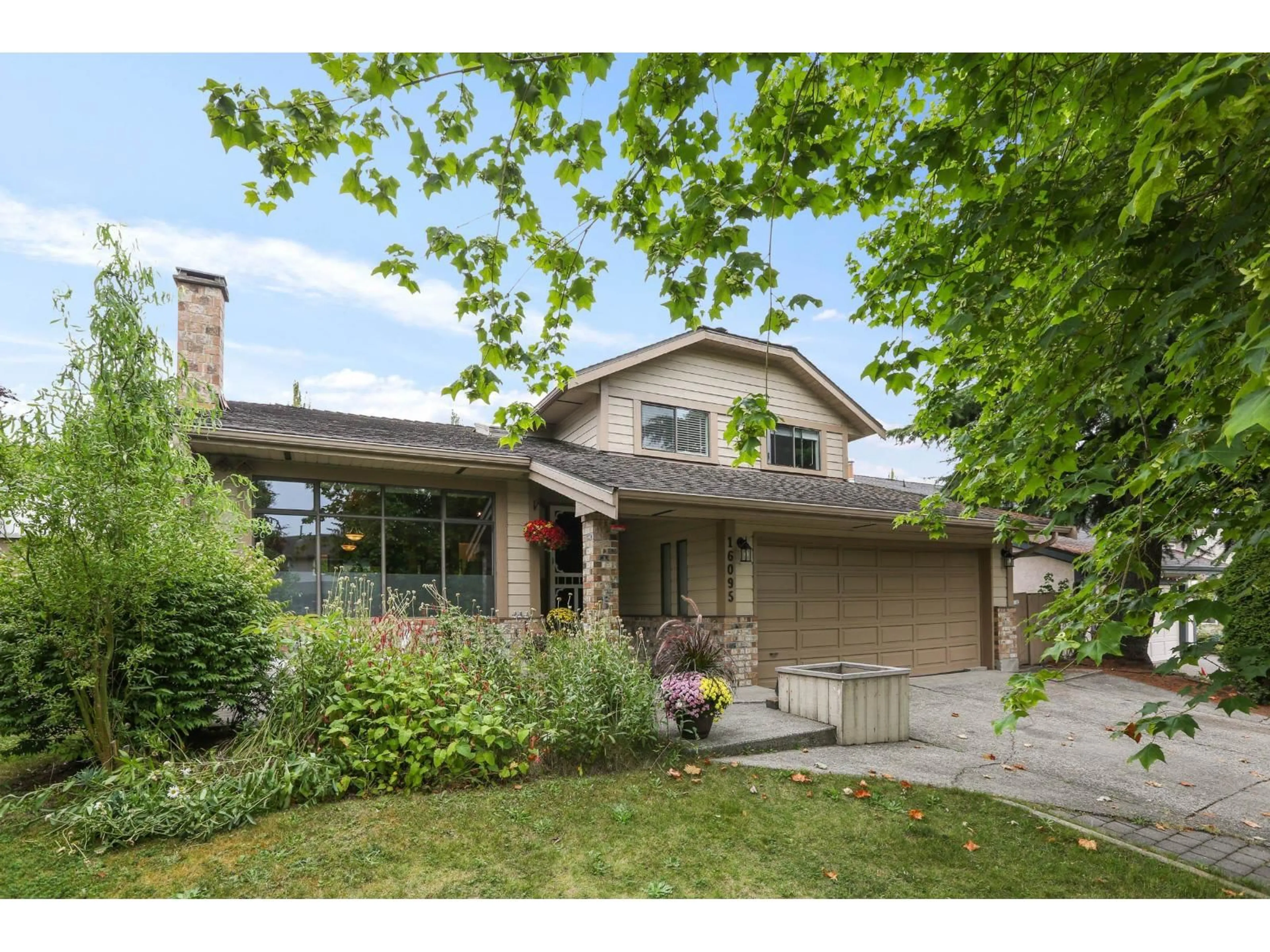 Home with brick exterior material, street for 16095 13, Surrey British Columbia V4A6W2