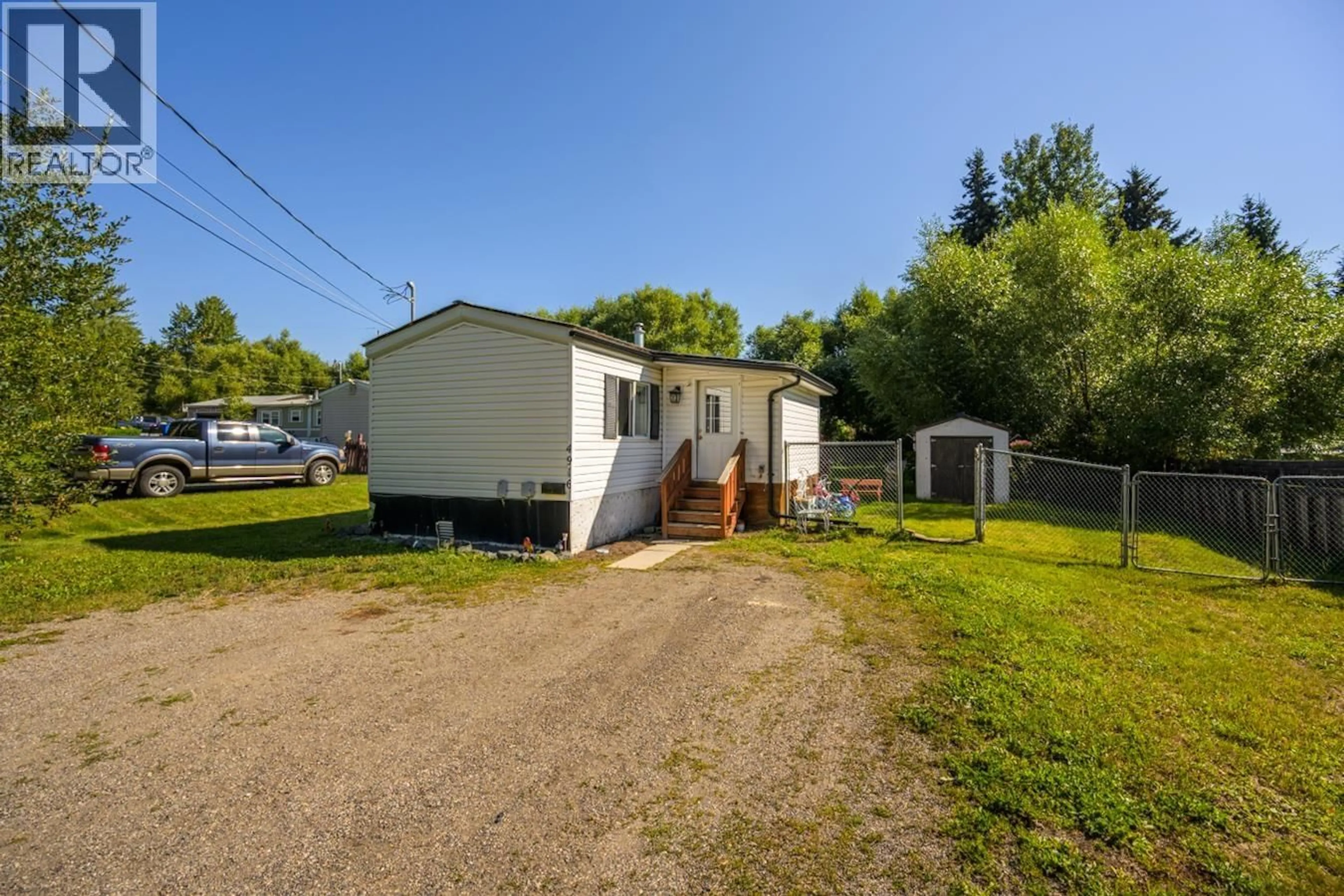A pic from outside/outdoor area/front of a property/back of a property/a pic from drone, street for 4916 RANDLE ROAD, Prince George British Columbia V2K1T1