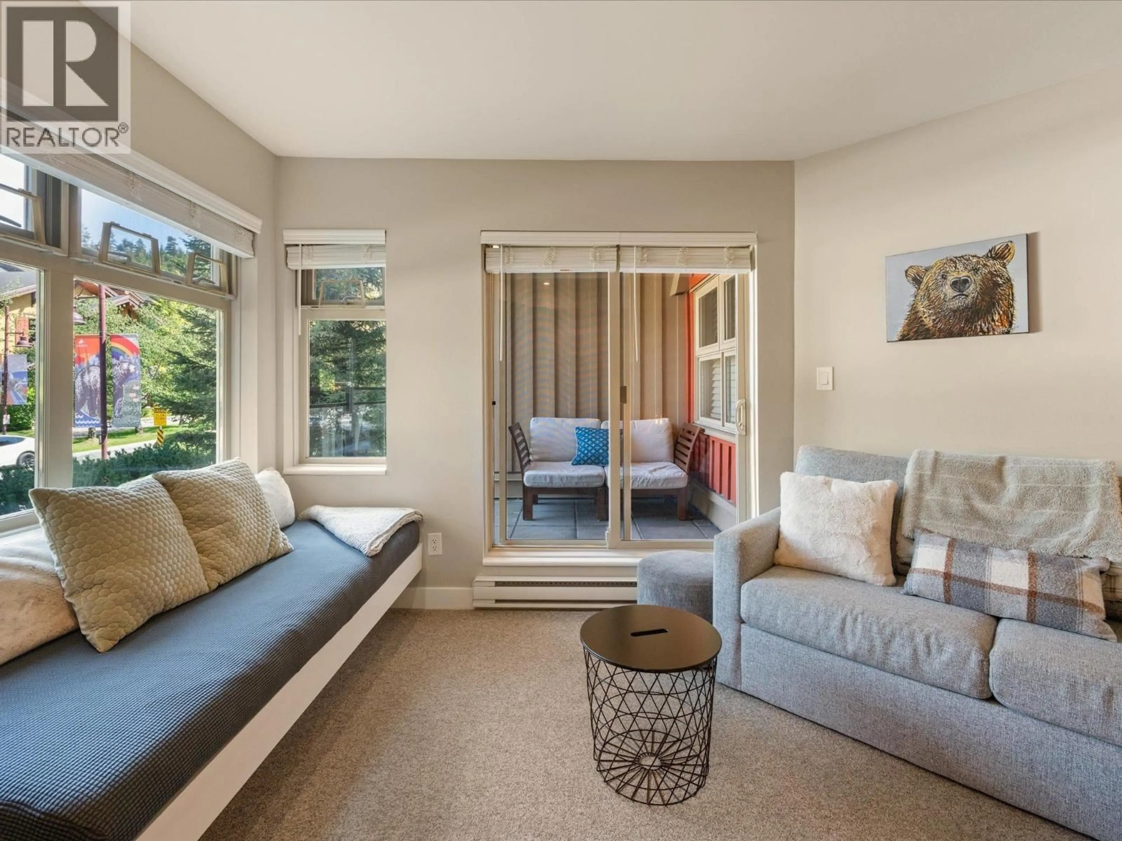 Living room with furniture, unknown for 109 - 2050 LAKE PLACID ROAD, Whistler British Columbia V8E0A8