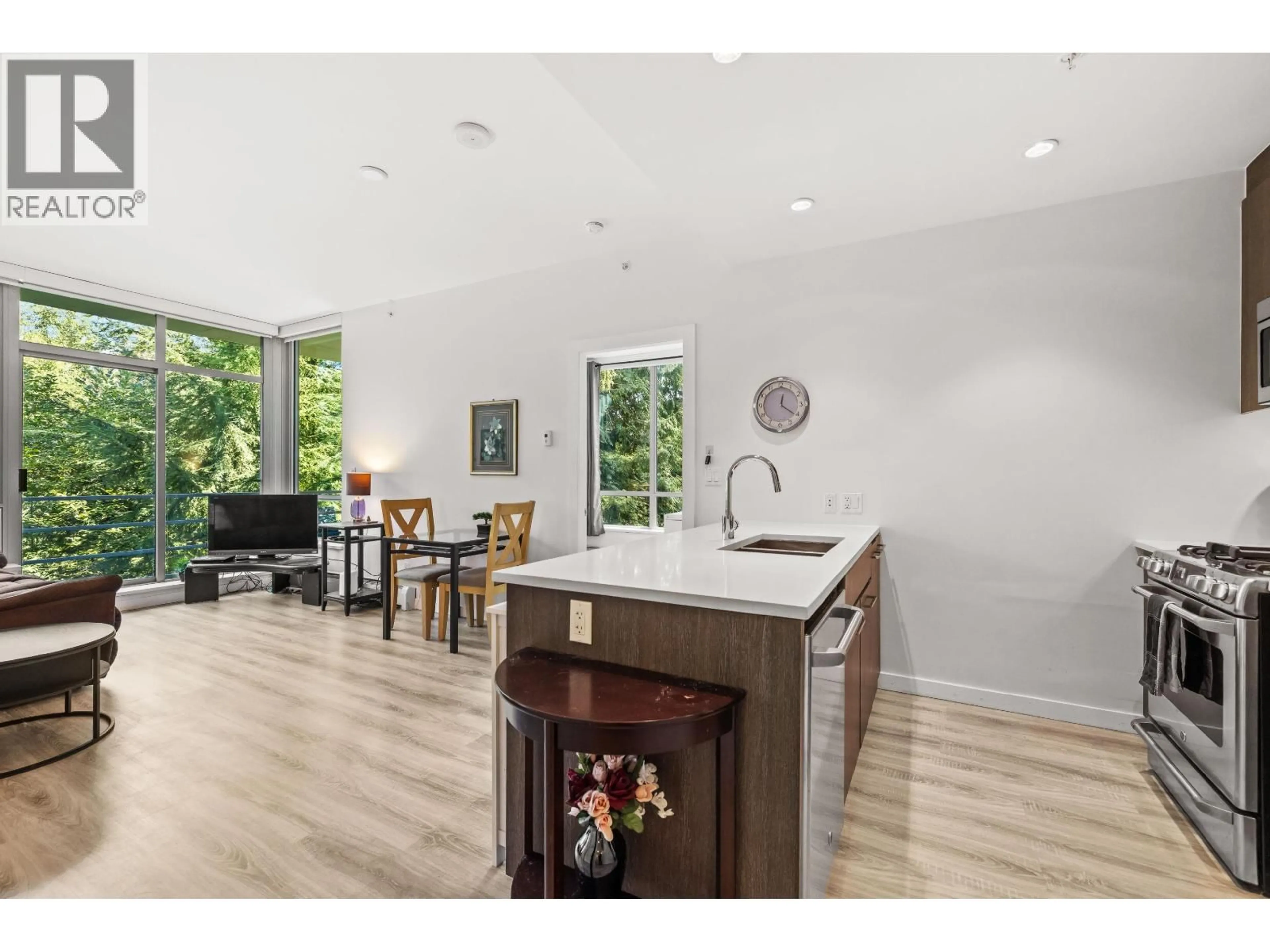 Open concept kitchen, unknown for 006 - 9060 UNIVERSITY CRESCENT, Burnaby British Columbia V5A0E1