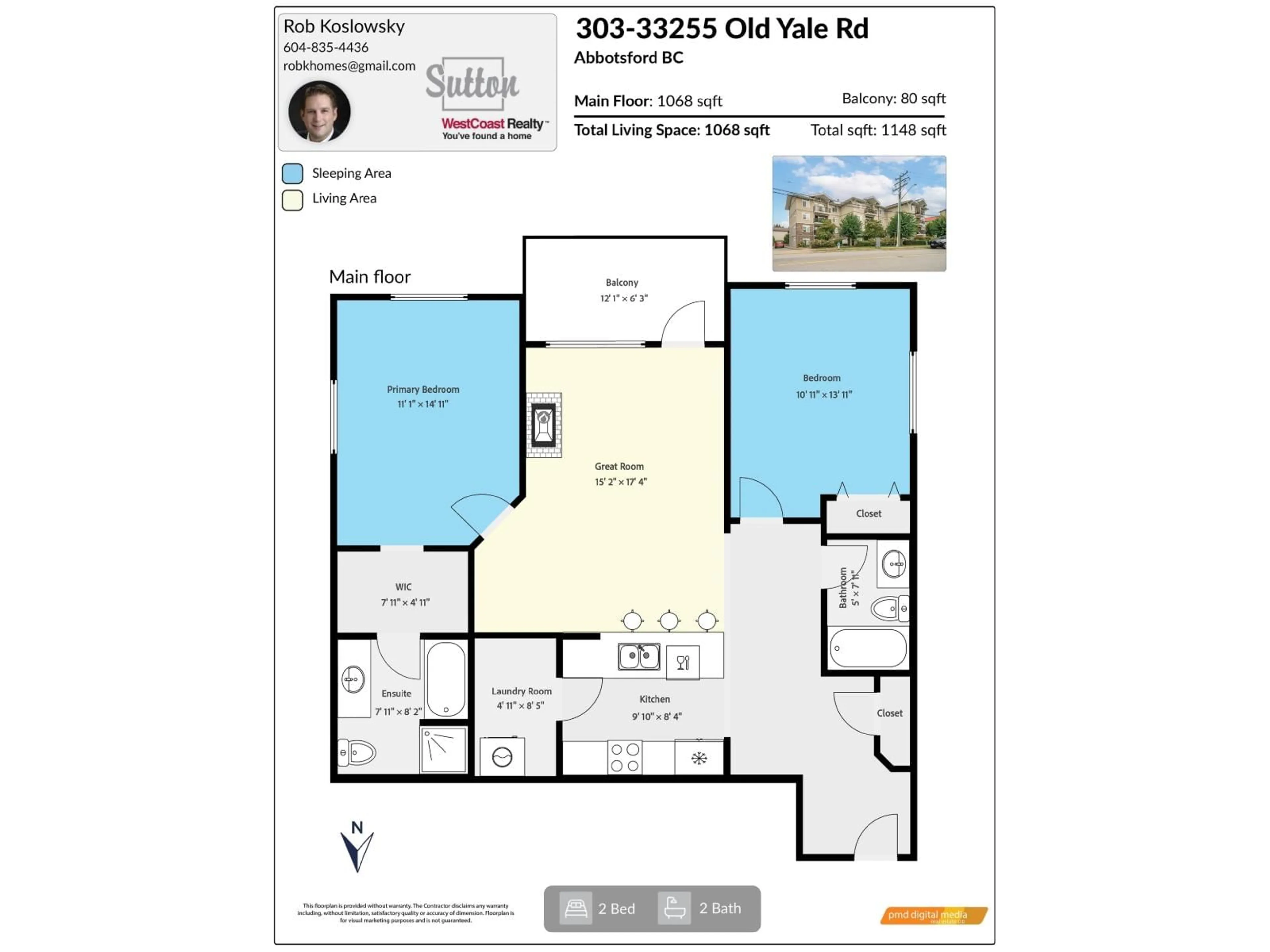 Floor plan for 303 - 33255 OLD YALE, Abbotsford British Columbia V2S8R2