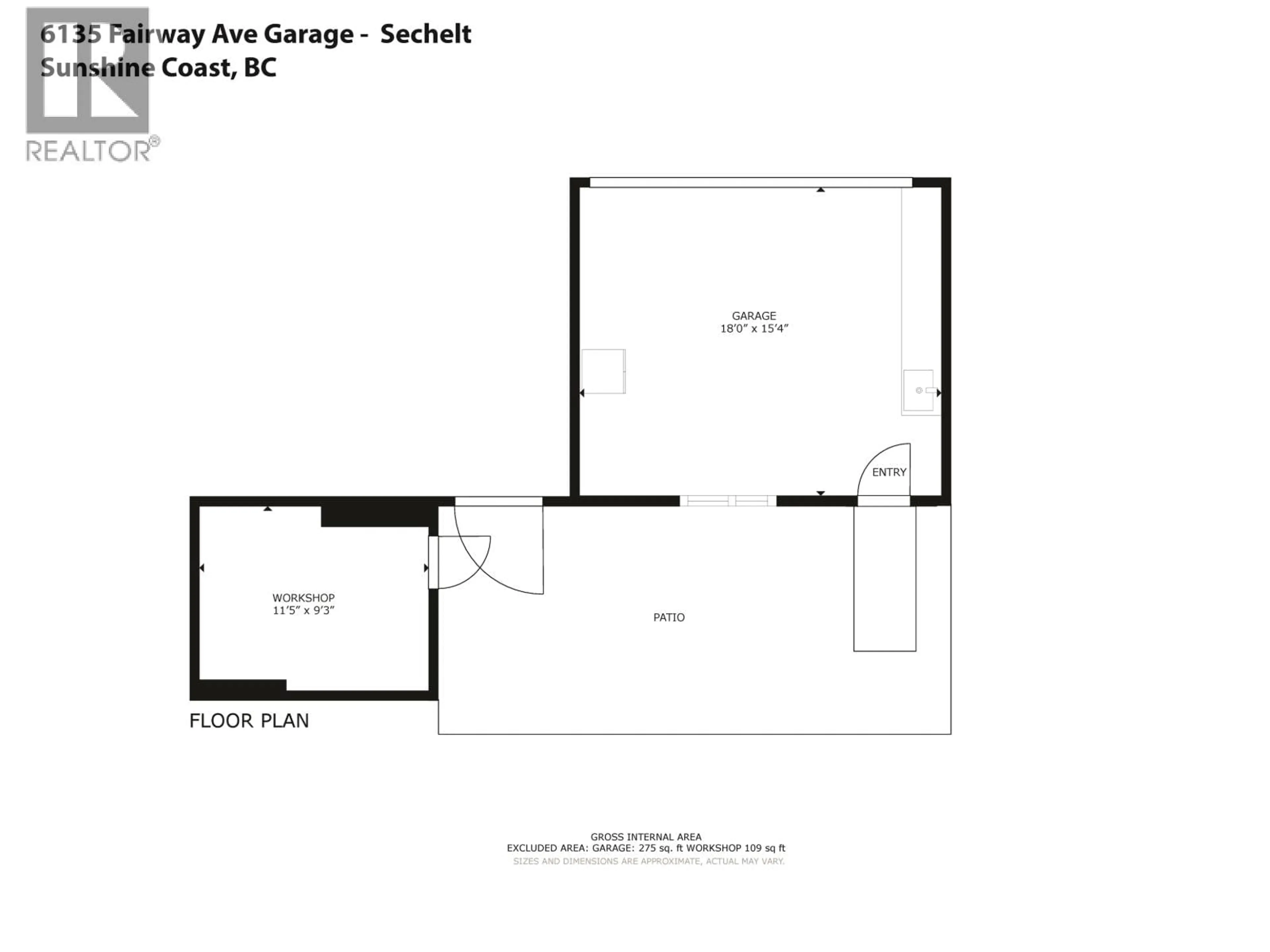Floor plan for 6135 FAIRWAY AVENUE, Sechelt British Columbia V7Z0L6
