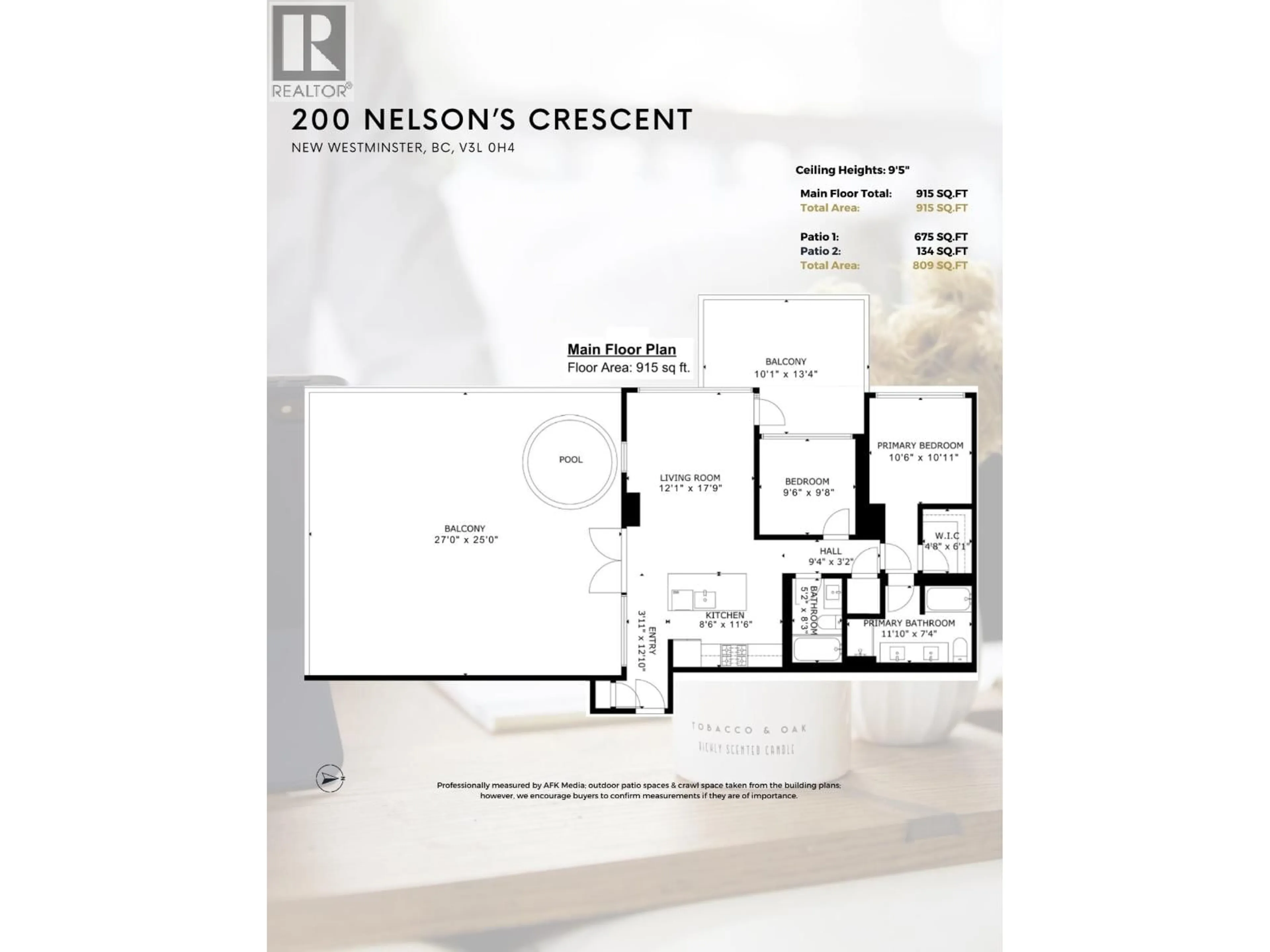 Floor plan for SPH06 - 200 NELSON'S CRESCENT, New Westminster British Columbia V3L0H4