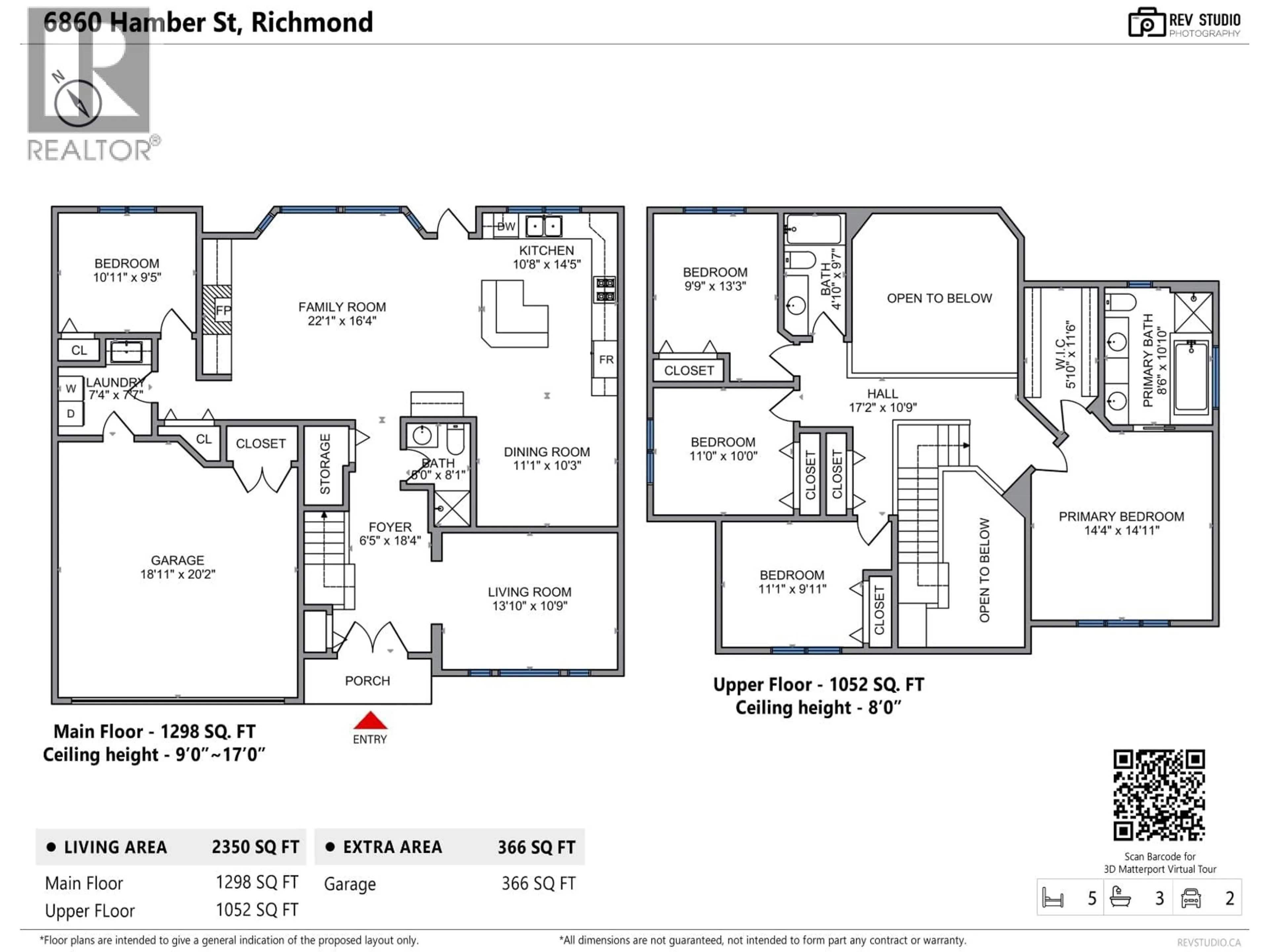 Floor plan for 6860 HAMBER STREET, Richmond British Columbia V7C5T2