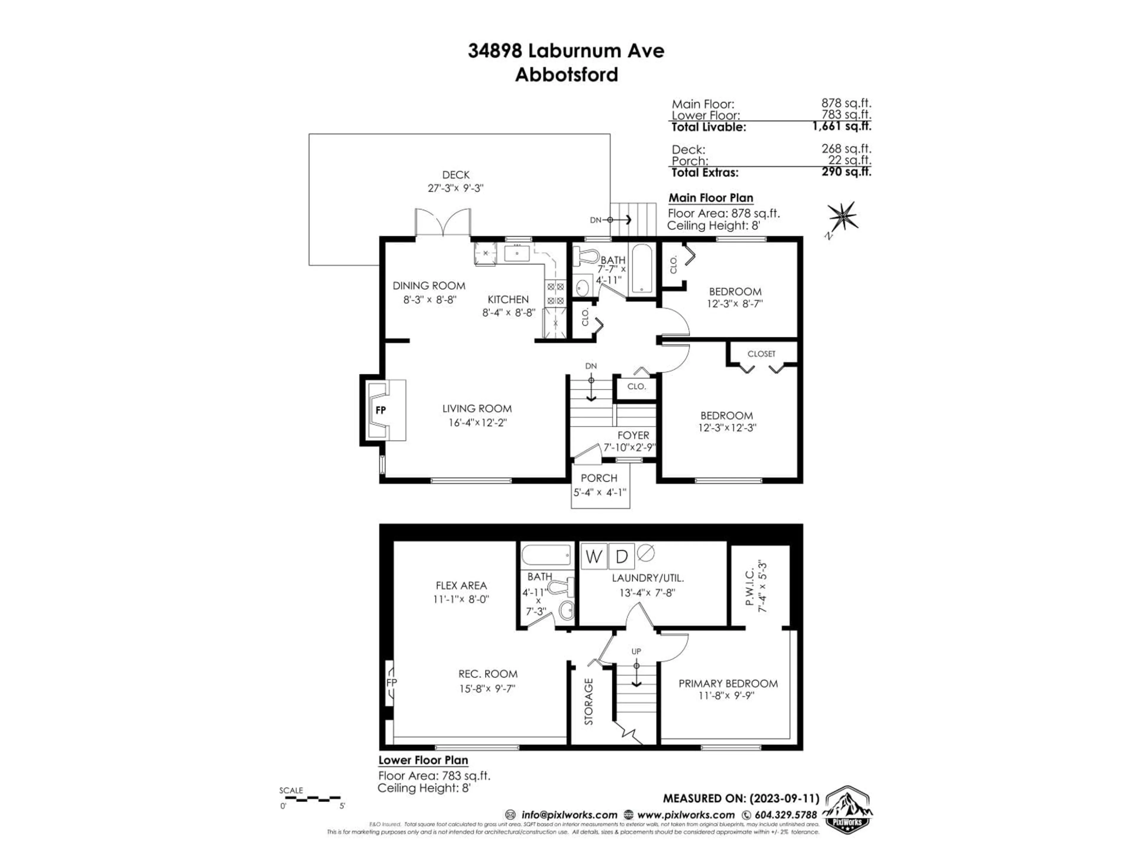 Floor plan for 34898 LABURNUM, Abbotsford British Columbia V2S5J4